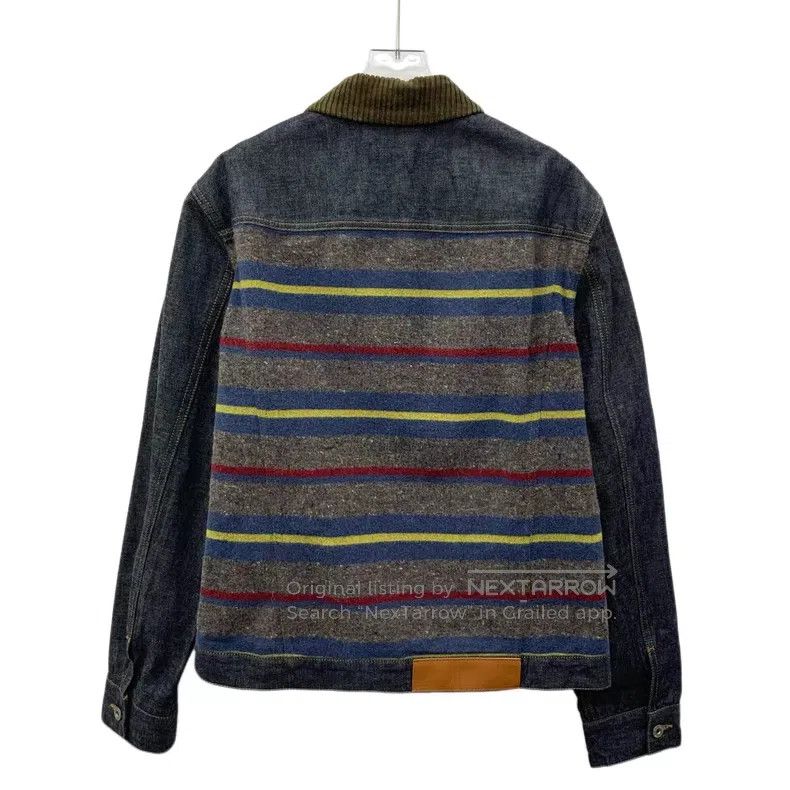 Loewe Loewe Colorful striped cotton collar single-breasted long Size US L / EU 52-54 / 3 - 2 Thumbnail