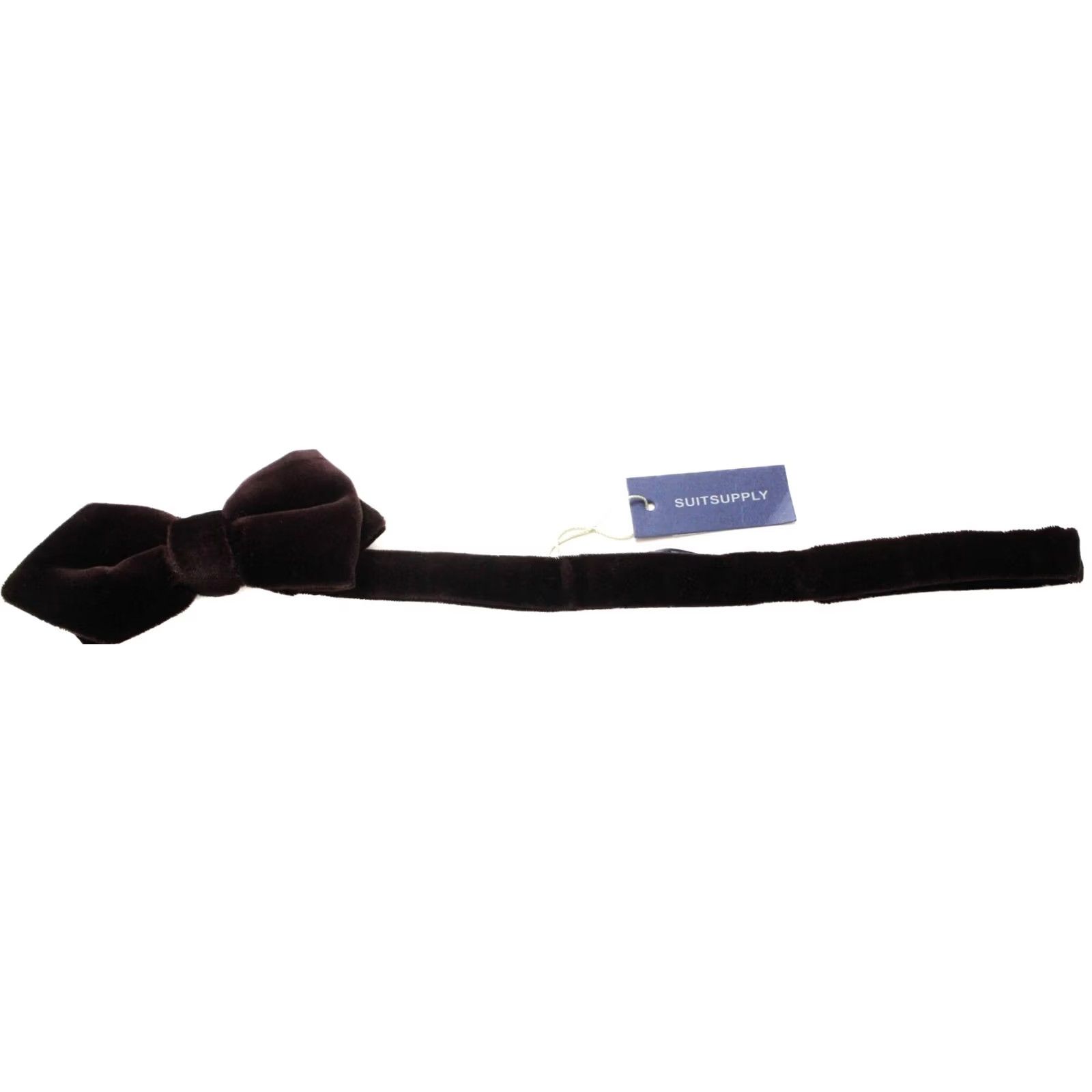 Suitsupply Suitsupply Tie Mens ONE SIZE Brown Bow Men Velvet Adjustable Tied Classic Size ONE SIZE - 3 Thumbnail