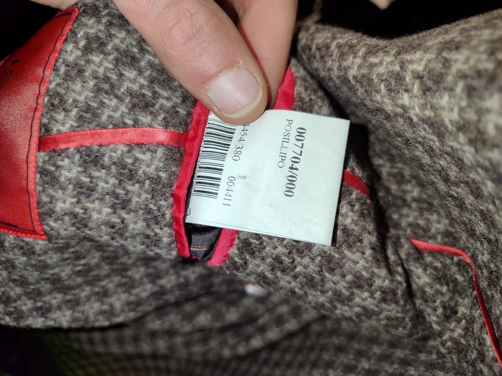 Isaia Isaia men’s brown wool & cashmere jacket Size 50S - 6 Thumbnail