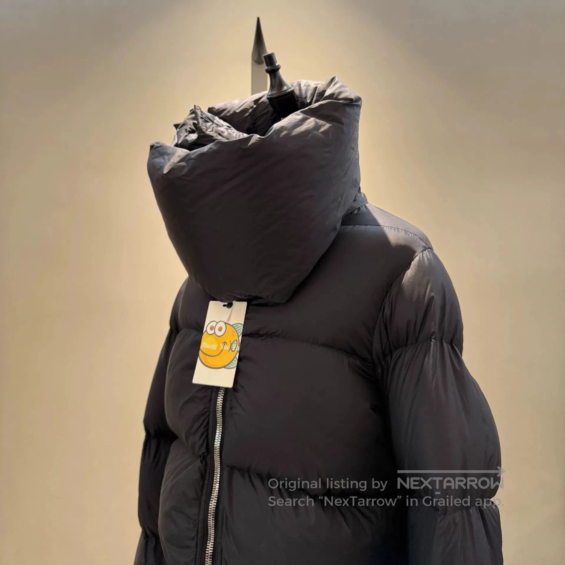 Rick Owens rick owens black puffer jacket with collar. Size US M / EU 48-50 / 2 - 2 Thumbnail