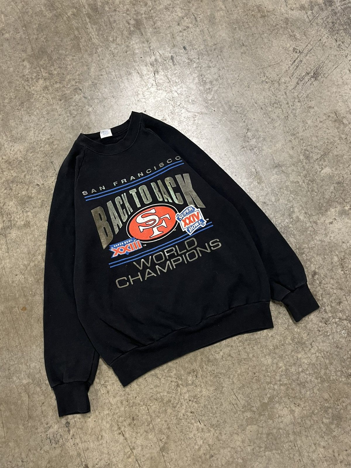 Vintage Vintage NFL sanfrensico 49ers crewneck 90s rare streetwear Size US L / EU 52-54 / 3 - 3 Thumbnail