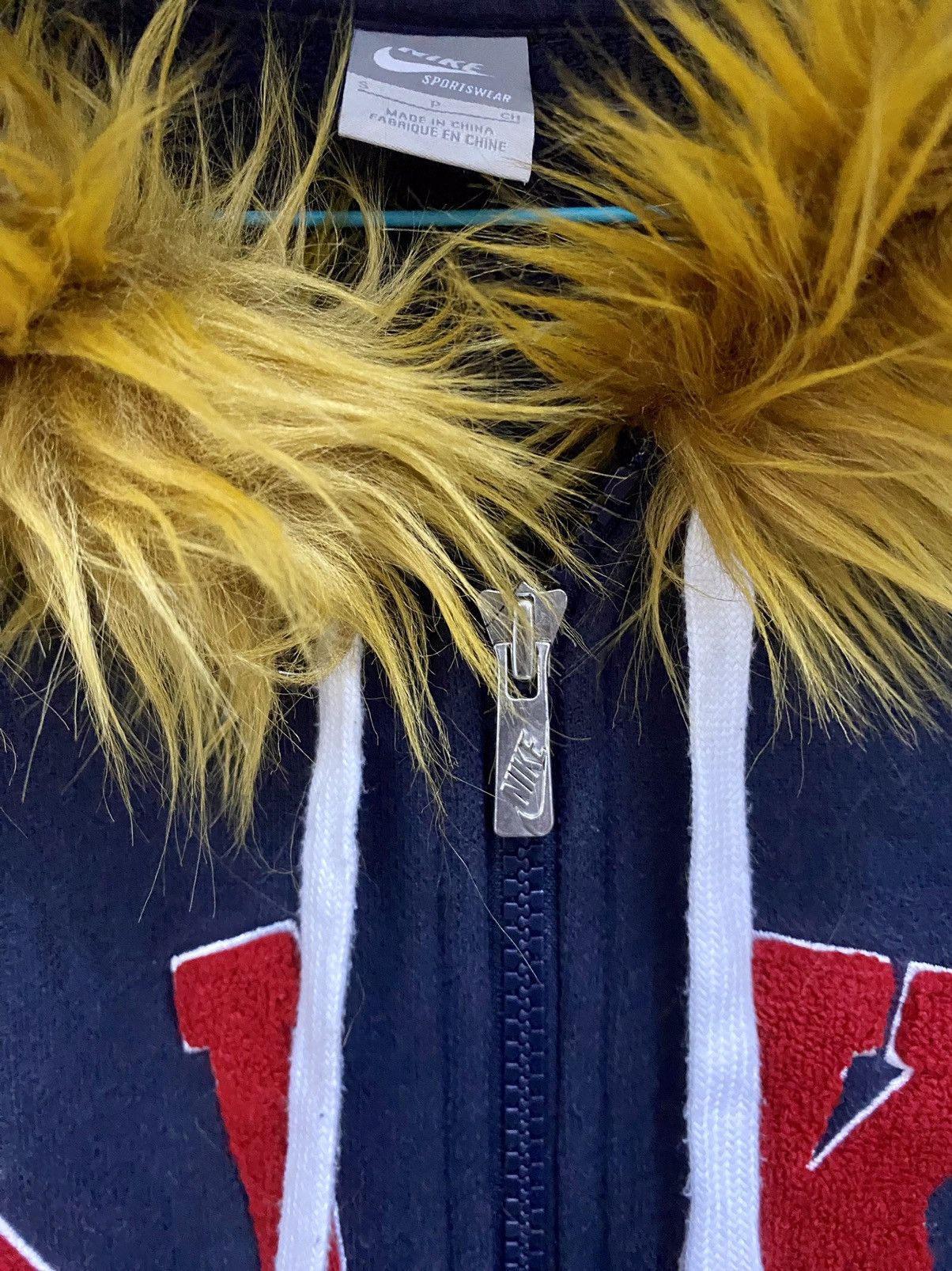 If Six Was Nine × Le Grande Bleu (L.G.B.) × Nike 💥Fur💥Nike Speelout Zipper Fur Hoodie LGB Style Size US L / EU 52-54 / 3 - 6 Thumbnail