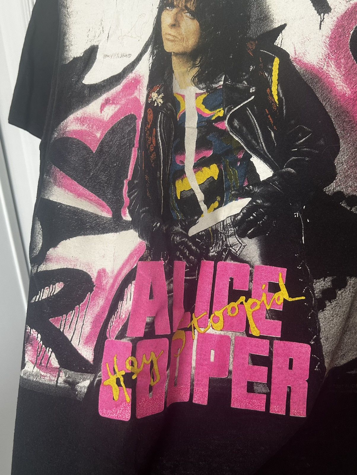 Vintage 1991 Alice Cooper I’m With Stoopid Tour Tee Size US L / EU 52-54 / 3 - 7 Thumbnail