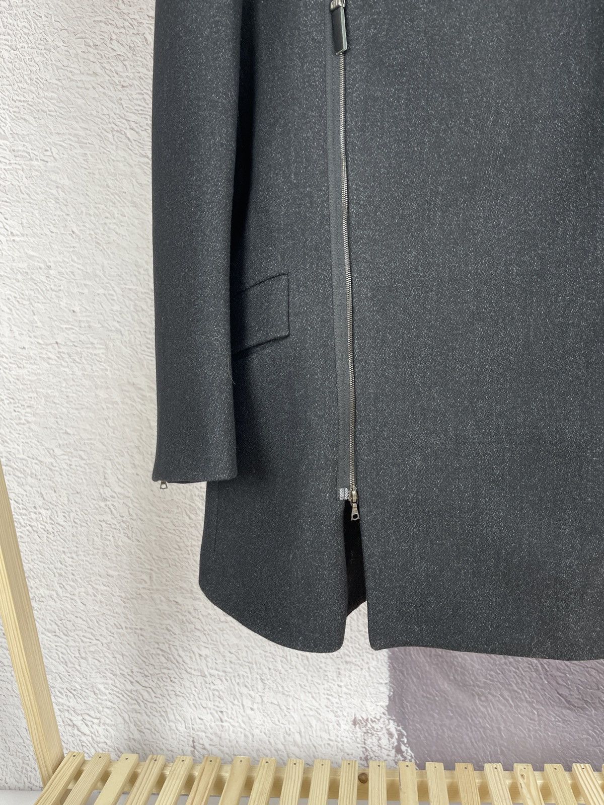 GF Ferre Gianfranco Ferre full zip grey wool suit coat GFF Size US M / EU 48-50 / 2 - 4 Thumbnail