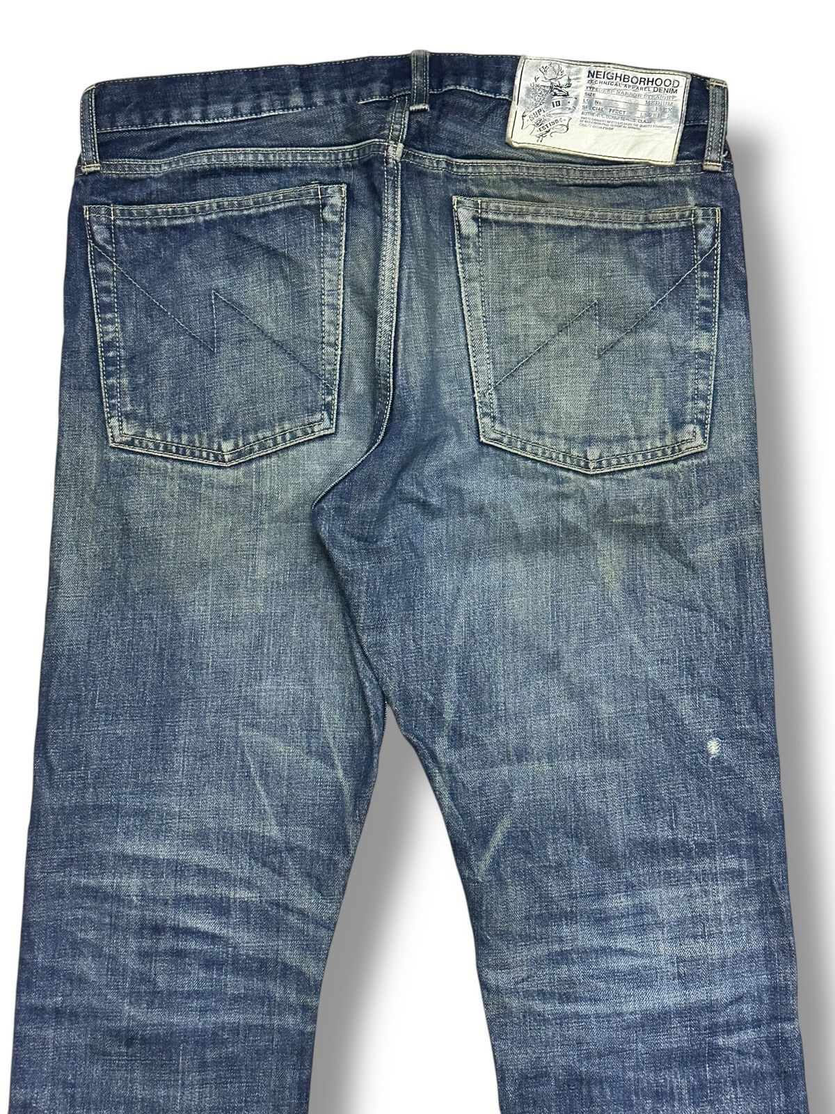 Neighborhood Neighborhood Vintage Jeans Slim Distressed With Mudwash Size US 35 - 6 Thumbnail
