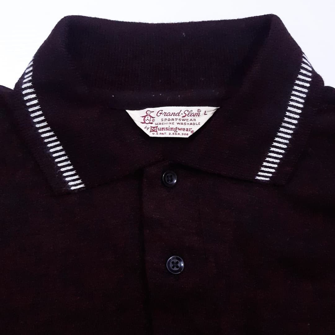 Grand Slam Vintage 90's Grand Slam Munsingwear Long Slave Polo Size US L / EU 52-54 / 3 - 3 Thumbnail
