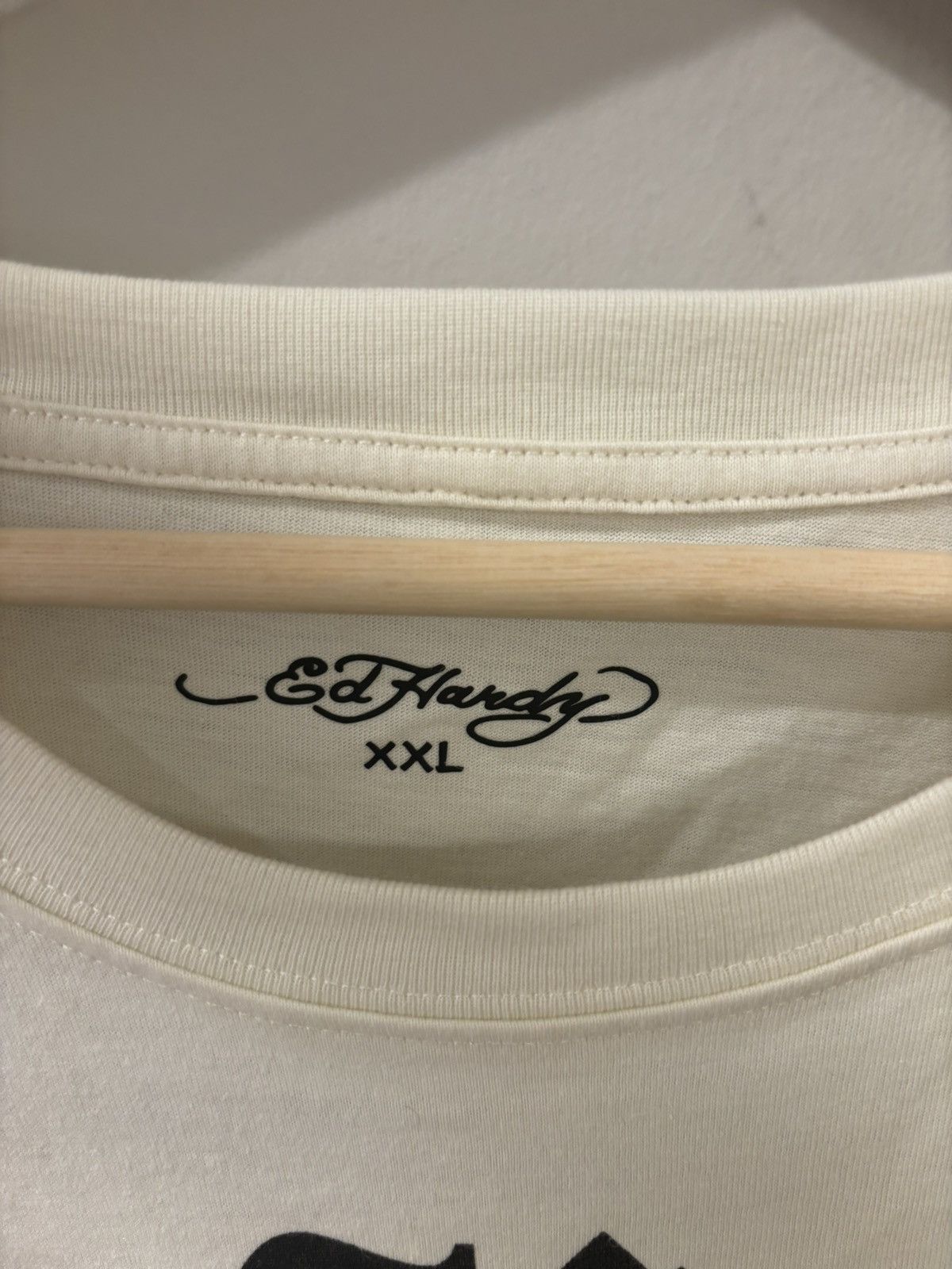 Ed Hardy Ed Hardy cream Tee Size US XXL / EU 58 / 5 - 3 Thumbnail