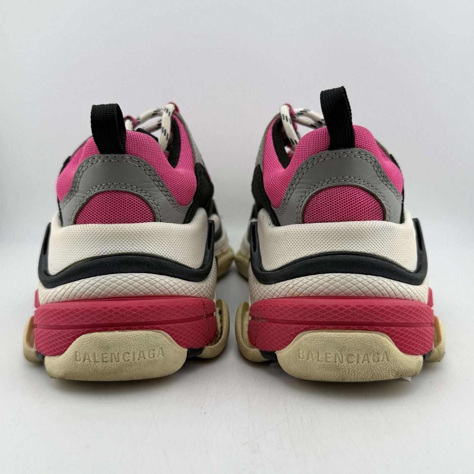 Balenciaga Balenciaga Triple S Pink Sneakers 36 Used with Box Size US 6 / EU 39 - 5 Thumbnail