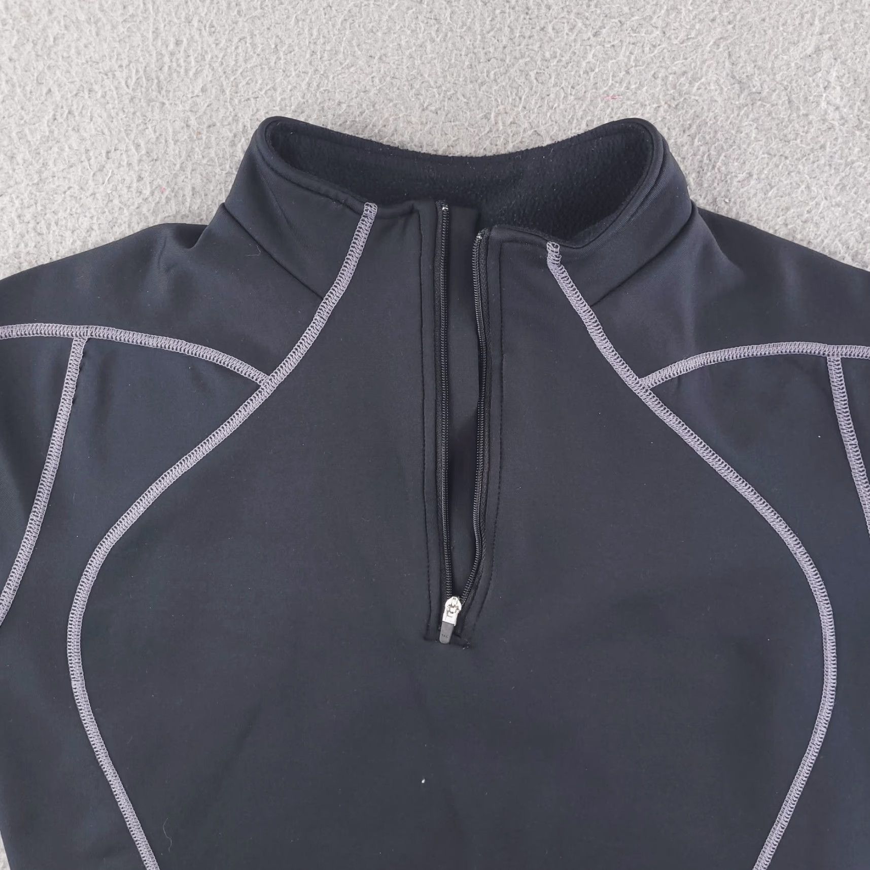 Vintage GoLite Jacket Womens Medium Black Lightweight Running Thumb Holes Zip Size M / US 6-8 / IT 42-44 - 4 Thumbnail
