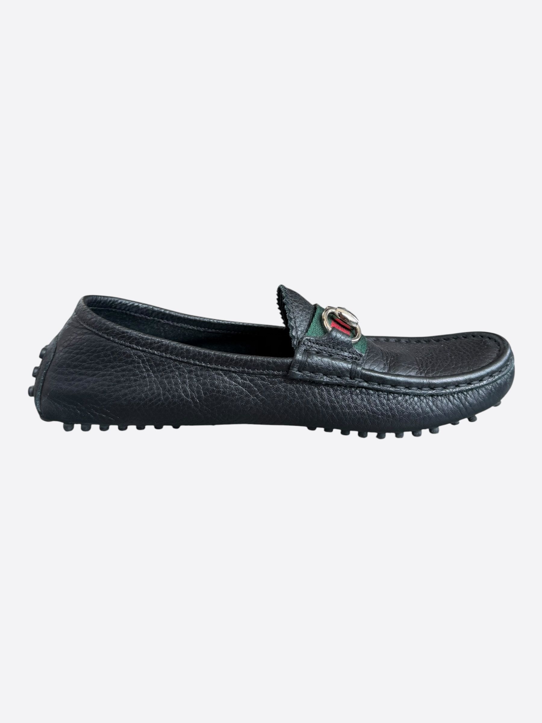 Gucci Gucci Black Horsebit Women's Loafers Size US 6 / IT 36 - 5 Thumbnail