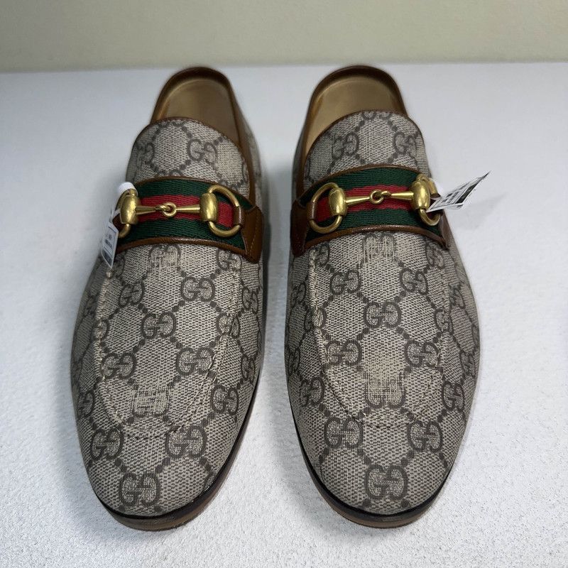 Gucci Gucci Leather Horsebit Loafers for Men - Size US 8 / EU 41 - 2 Thumbnail