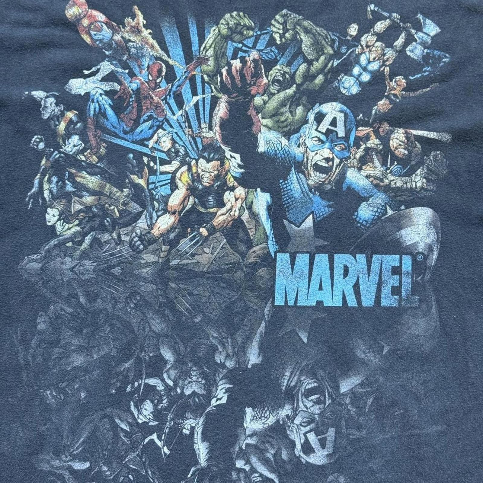 Marvel Comics Licensed Marvel Superhero’s Y2K Graphic T-Shirt Size US XL / EU 56 / 4 - 3 Thumbnail