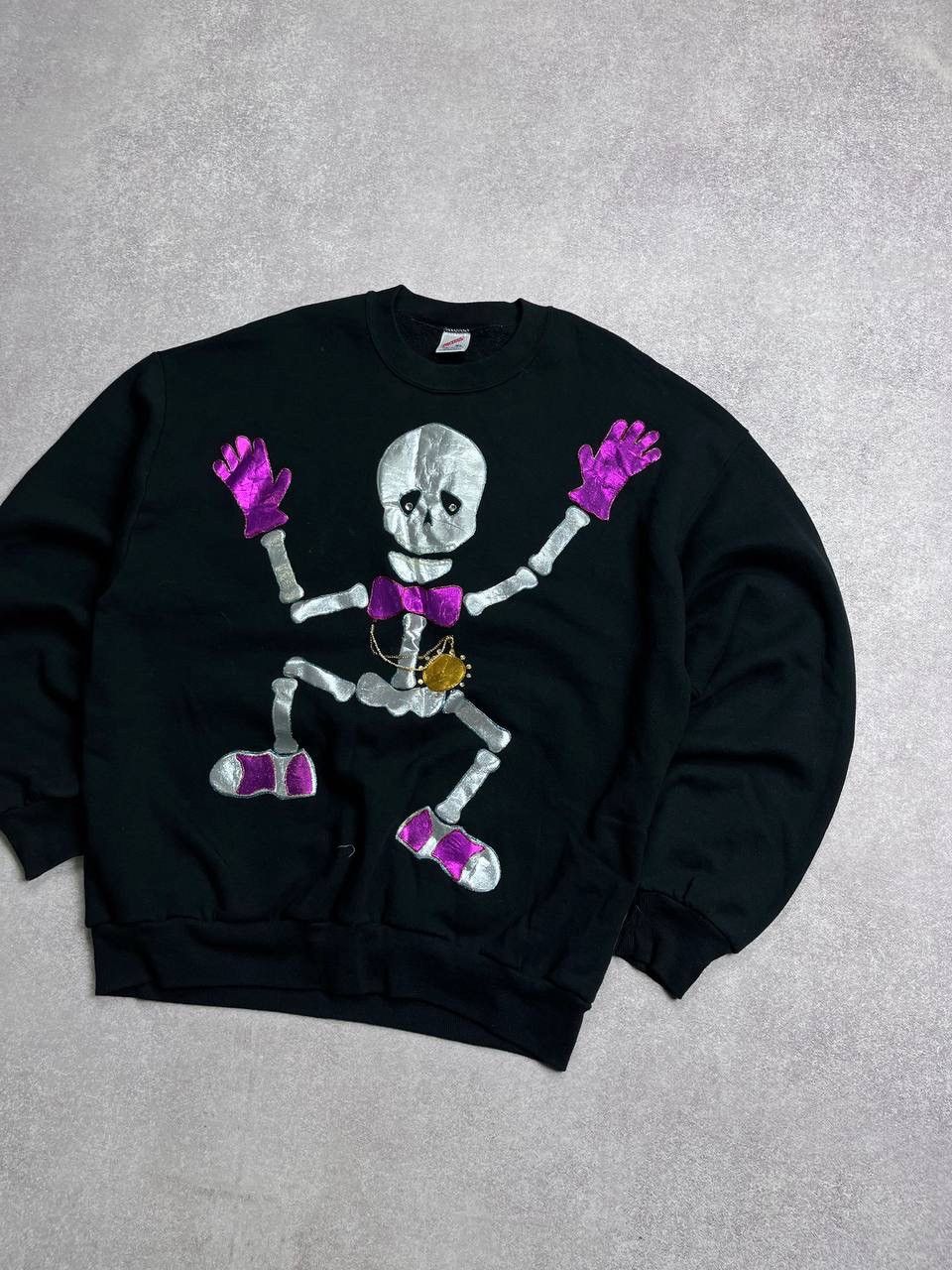 Vintage Vintage Avantgarde Skeletons Jerzeeys Boxy Sweatshirt Y2K XL Size US XL / EU 56 / 4 - 2 Thumbnail