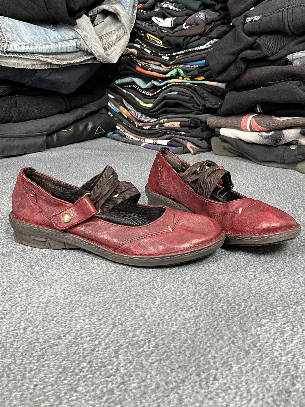Puma Vintage Y2k Leather Ballet Flats Shoes Avant Garde Mary jane Size US 8.5 / IT 38.5 - 1 Thumbnail