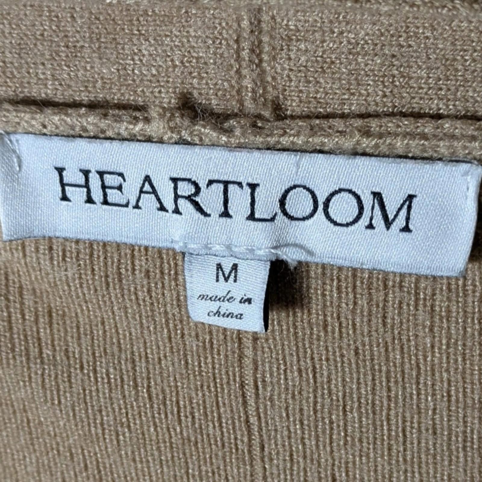 Heartloom Heartloom M Draped Wrap Cardigan Sweater Tan Criss-Cross Size M / US 6-8 / IT 42-44 - 3 Thumbnail