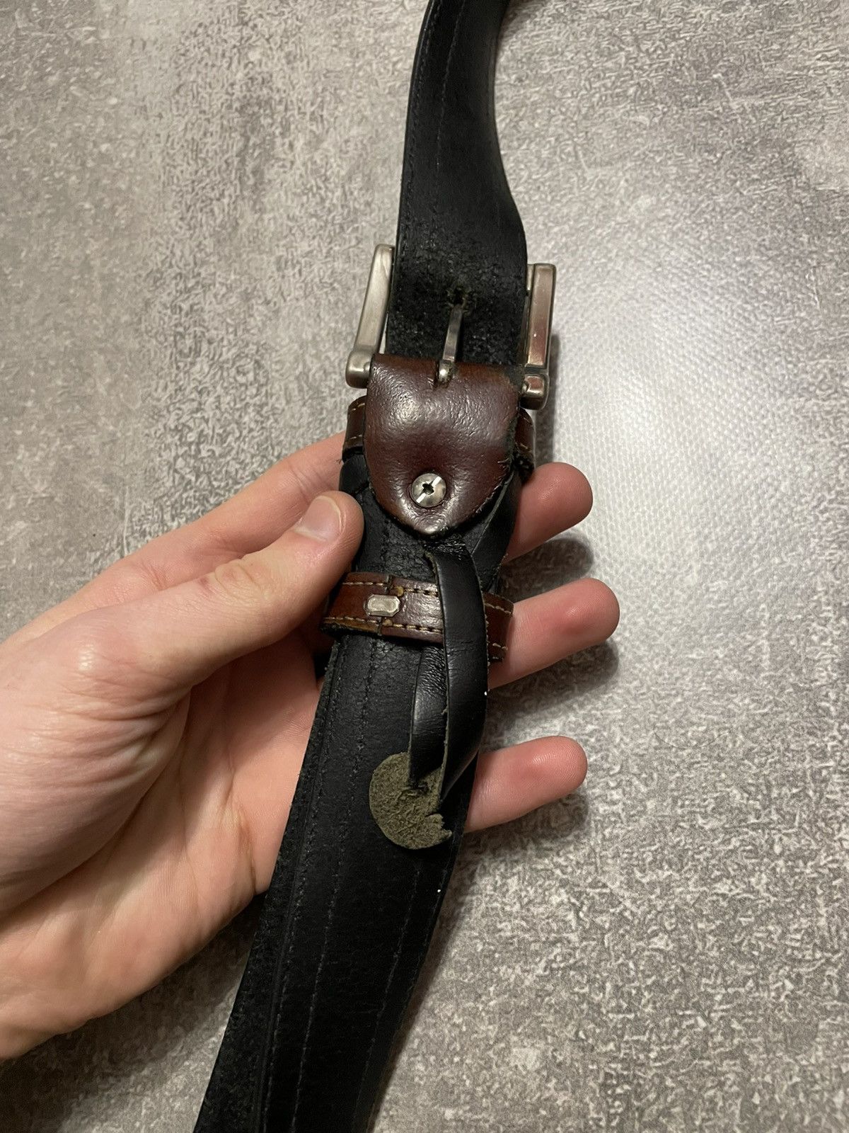 Diesel Vintage Diesel Leather Belt Y2K Size ONE SIZE - 10 Thumbnail