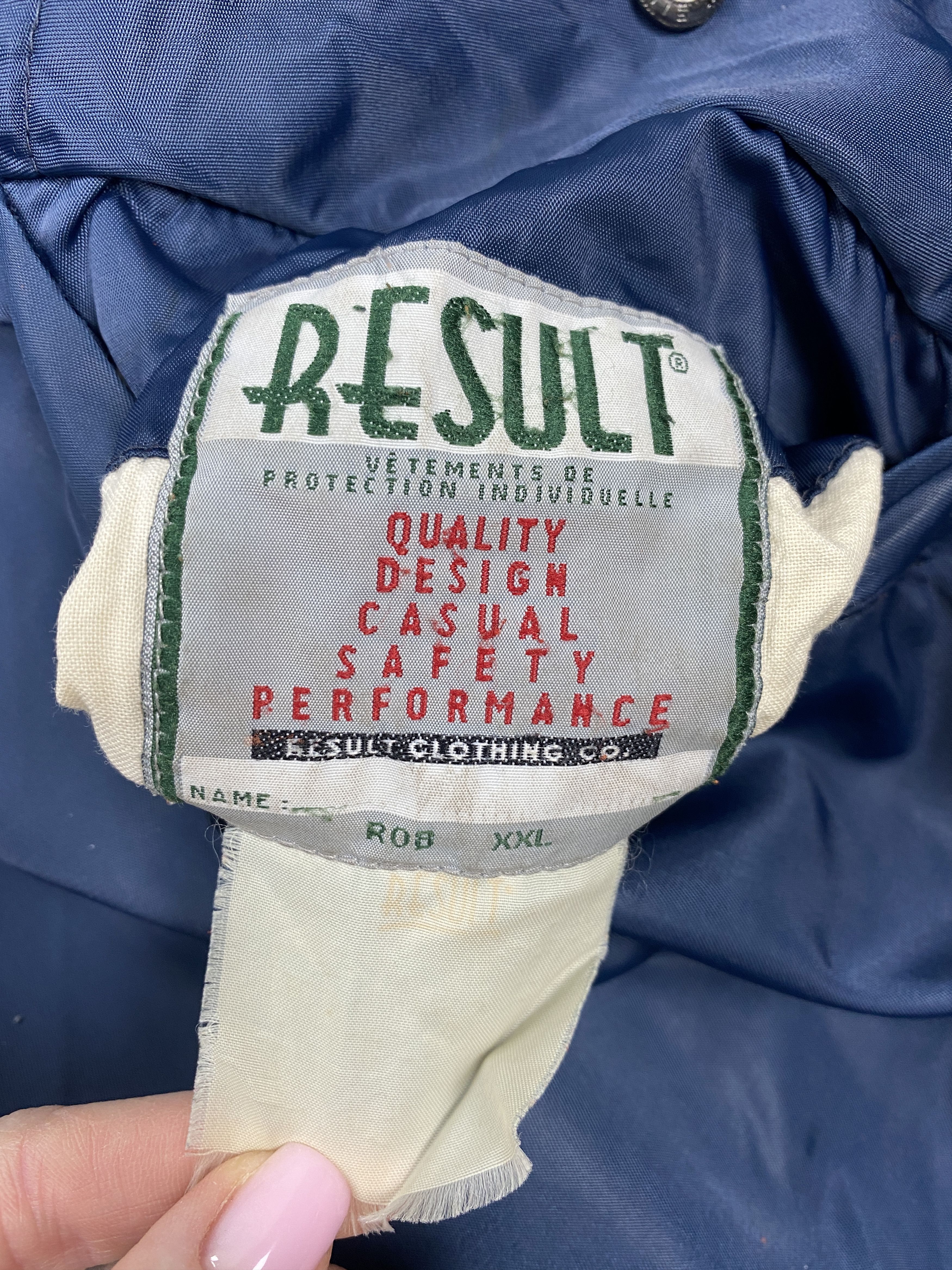 Vintage Result Vintage MA-1 USAF reversible bomber jacket Size US XXL / EU 58 / 5 - 6 Thumbnail