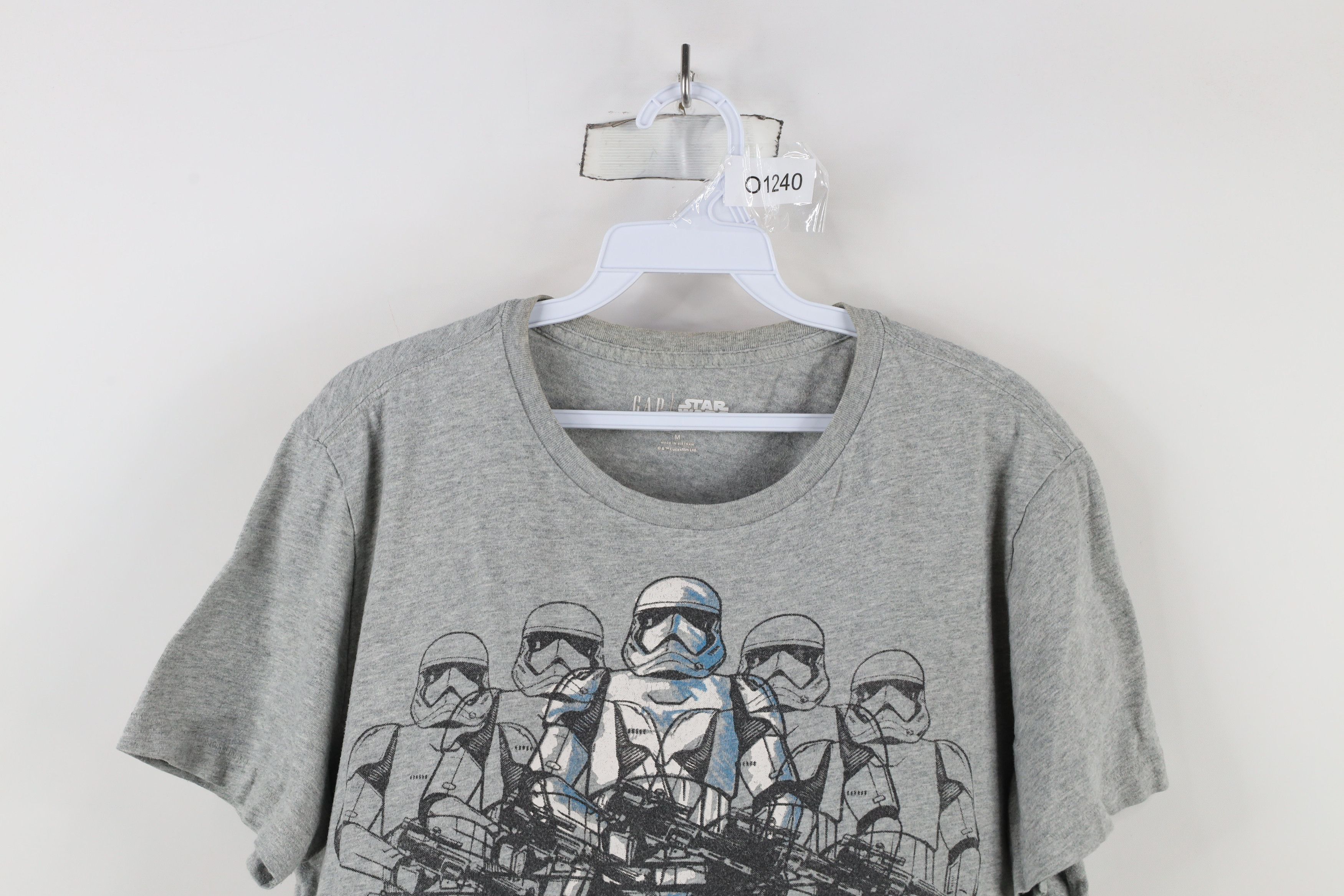 Gap × Vintage Gap x Star Wars Out Stormtrooper Short Sleeve T-Shirt Gray Size US S / EU 44-46 / 1 - 2 Thumbnail