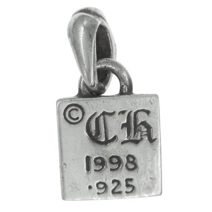 CHROME HEARTS 1998 Framed Heart Silver Pendant Charm