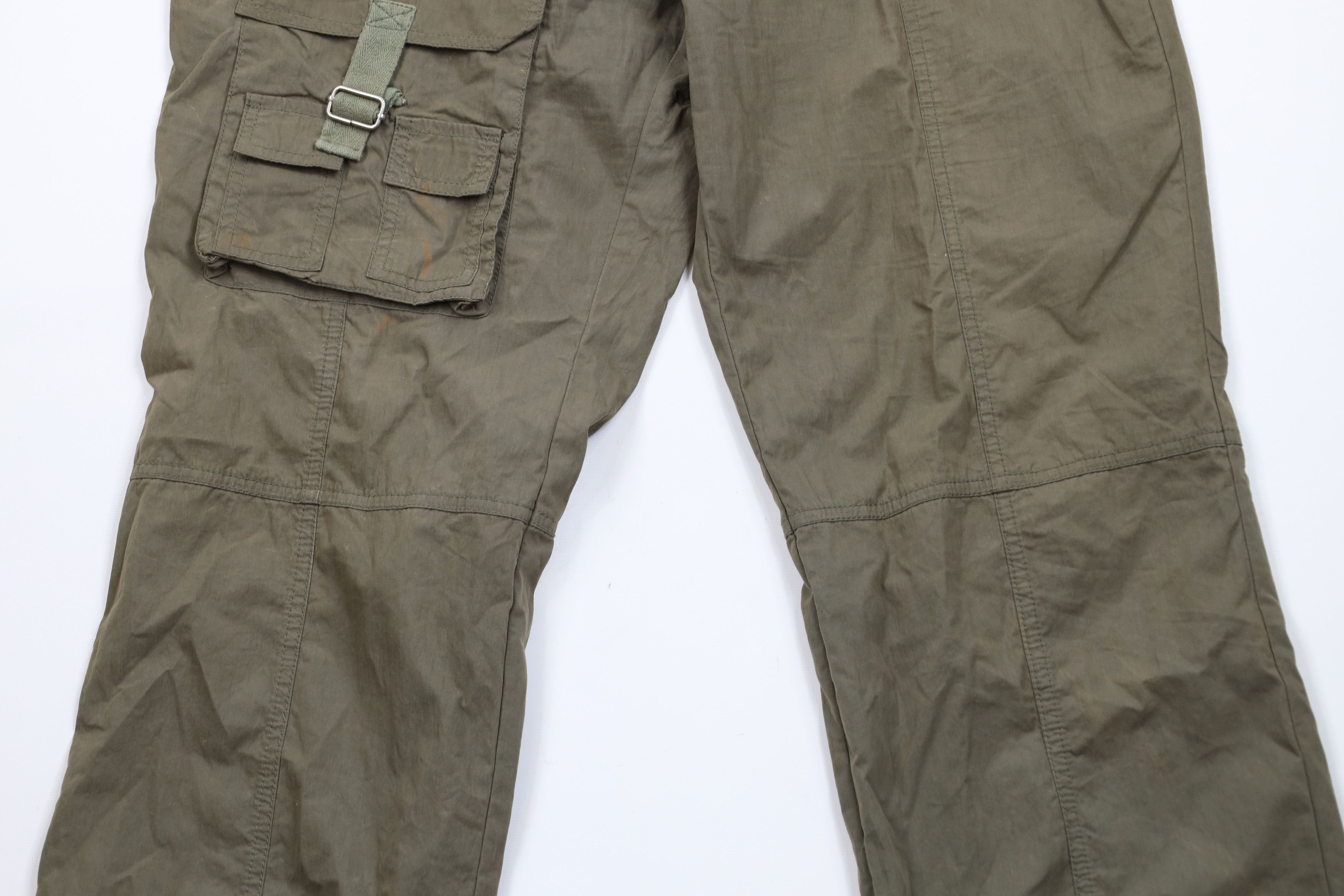 Vintage Vintage 90s Y2K Streetwear Goth Baggy Chain Cargo Pants Size 36" / US 14 / IT 50 - 3 Thumbnail