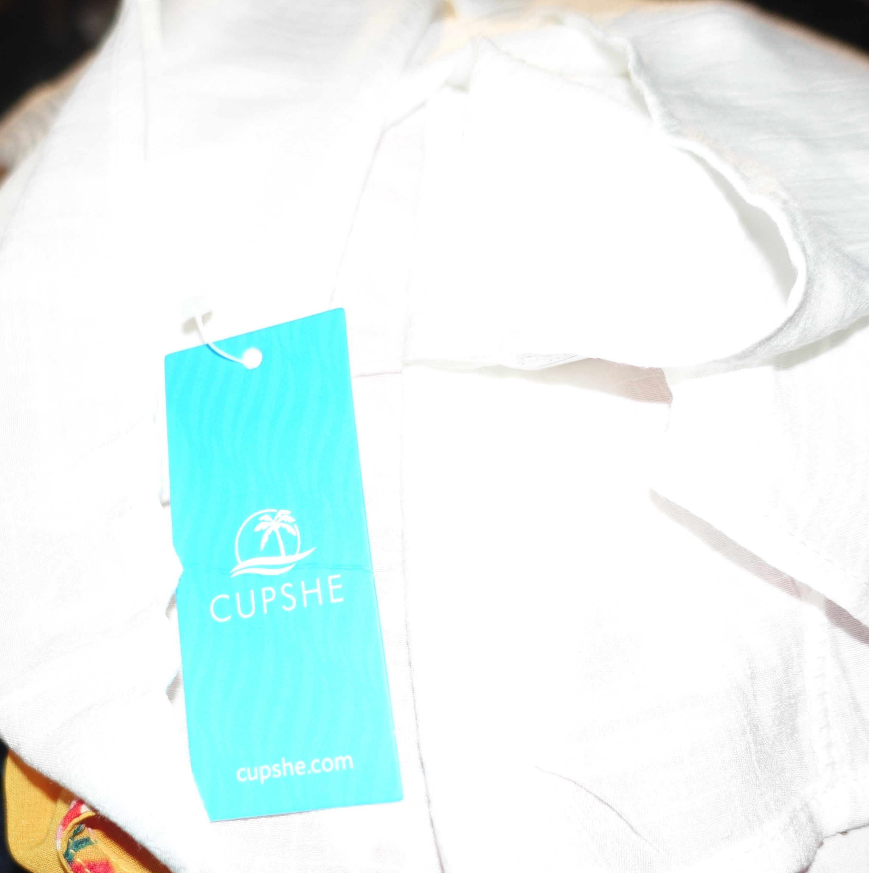 Other Cupshe White Shirt Dress S NWT Size S / US 4 / IT 40 - 7 Thumbnail