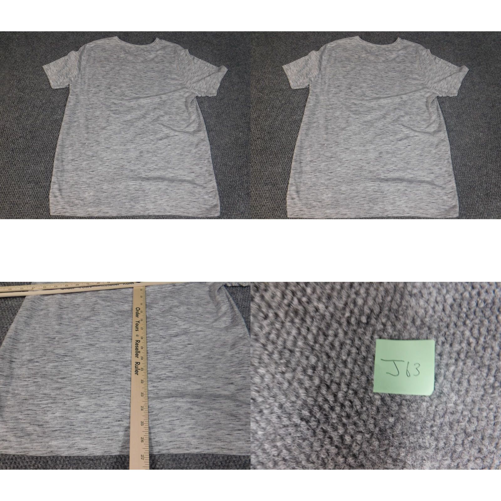 Aeropostale Aeropostale Shirt Mens Large Gray Stretch T-Shirt Crew Neck Short Sleeve Cotton Knit Logo Regular Vintage No Size US L / EU 52-54 / 3 - 8 Thumbnail
