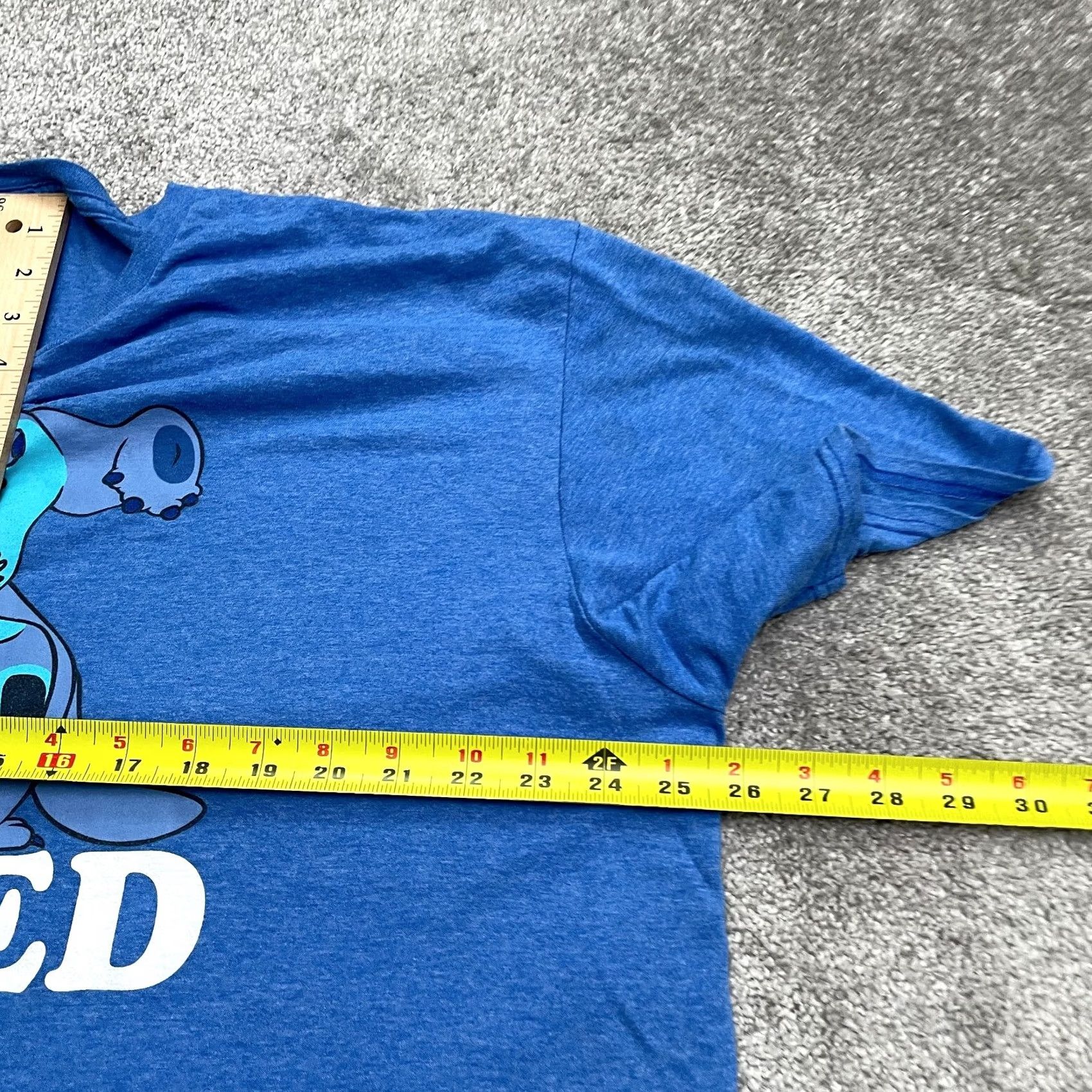 Disney Disney Lilo & Stitch Graphic T-Shirt Mens 2XL Blue Crew Neck Short Sleeve Tee Size US XXL / EU 58 / 5 - 7 Thumbnail