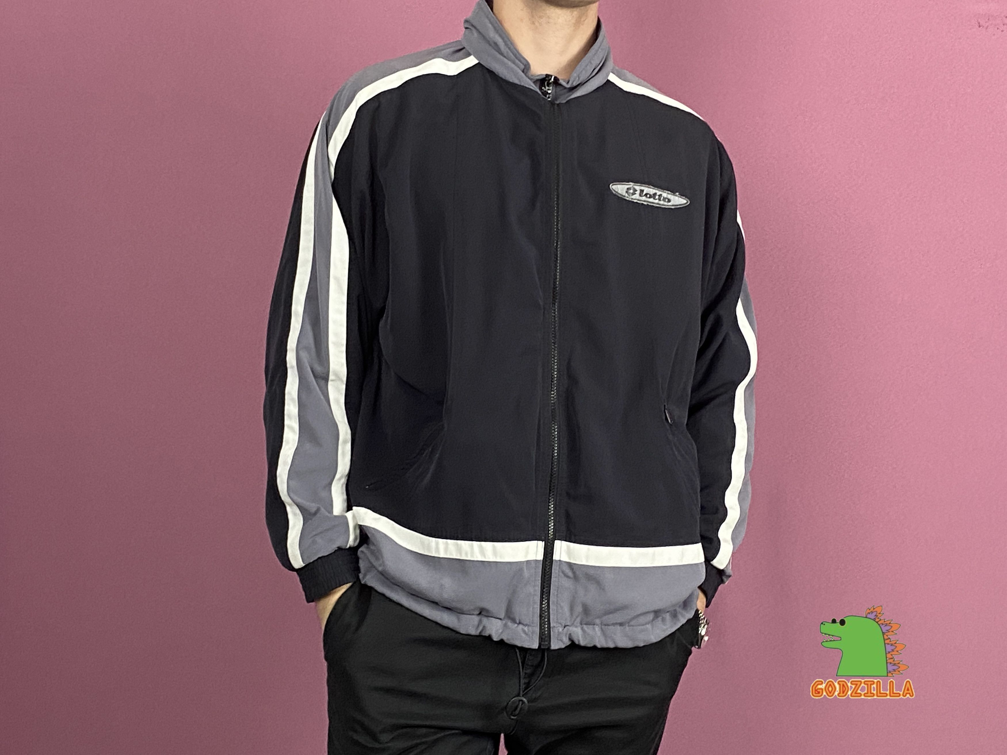 Lotto Sport × Vintage Lotto Vintage Men's Windbreaker Jacket - L Size US L / EU 52-54 / 3 - 4 Thumbnail
