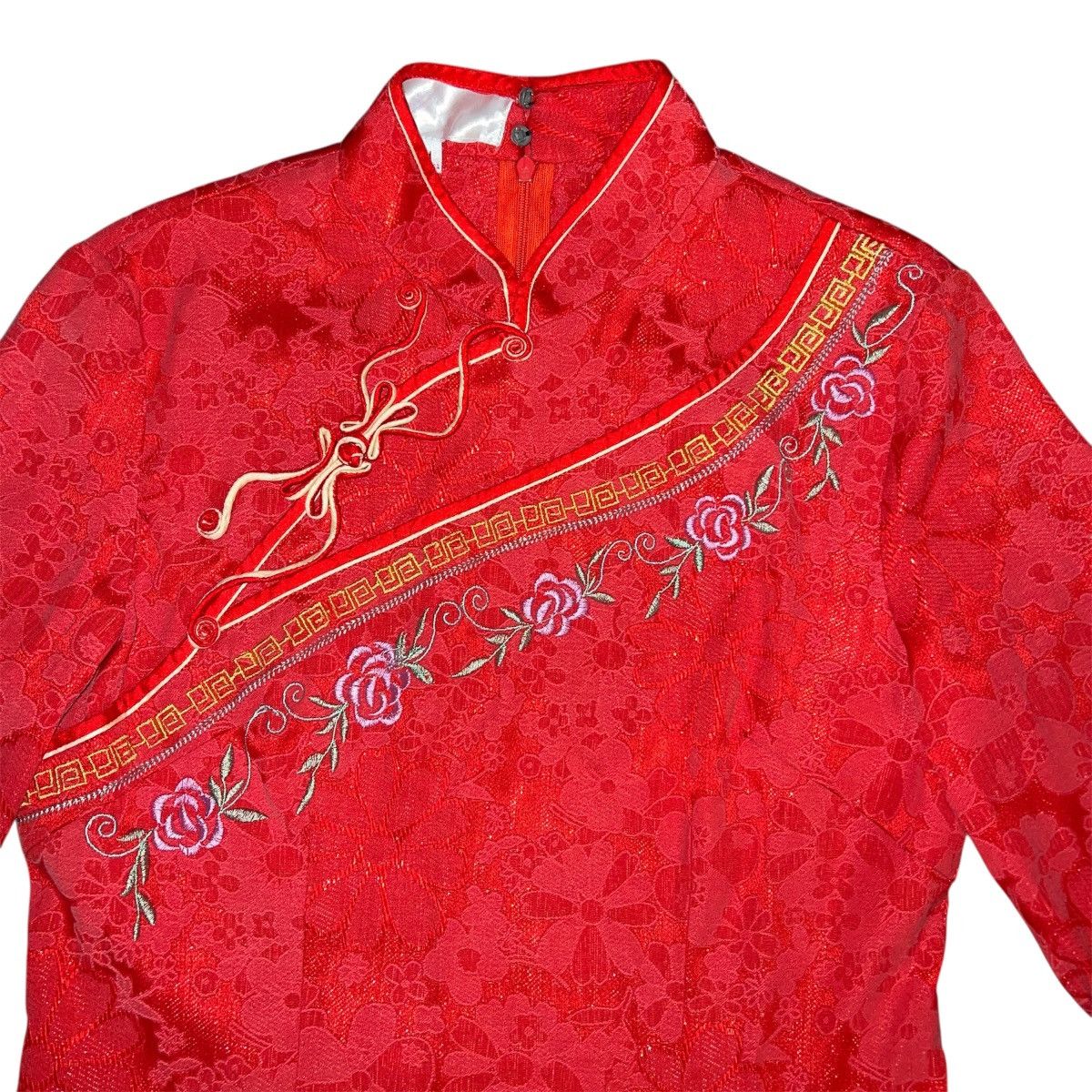 Japanese Brand × Vintage Y2K Kimono Asian Blouse Button Up Jacket chinese japan shirt Size M / US 6-8 / IT 42-44 - 2 Thumbnail