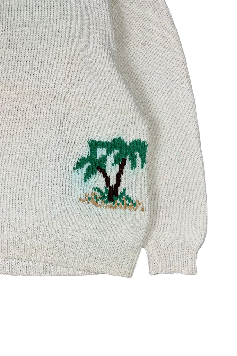 Polo Ralph Lauren Polo Ralph Lauren Hand Knit Sailboat Palm Tree Sweater Size US L / EU 52-54 / 3 - 9 Thumbnail