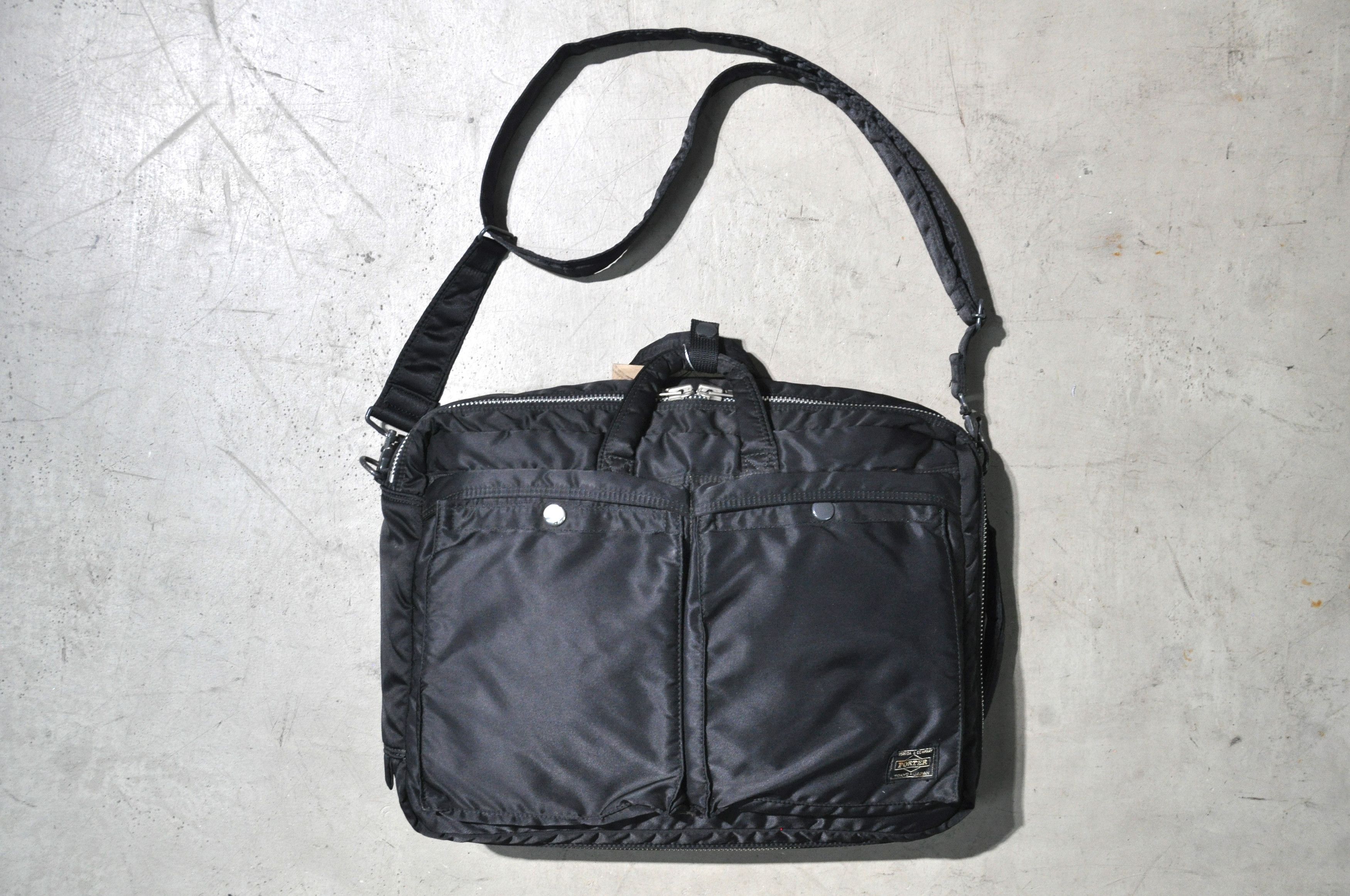 image of Porter - Tanker 3-Way Briefcase in Black, Men's