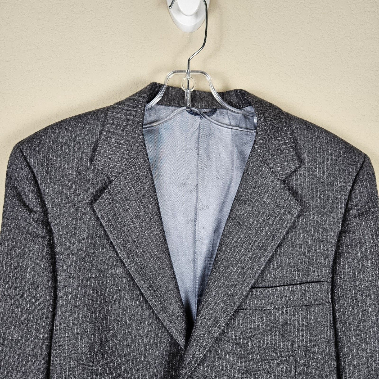 Givenchy × Vintage VTG Givenchy Gentleman Paris Suit Jacket Size 38R - 5 Thumbnail