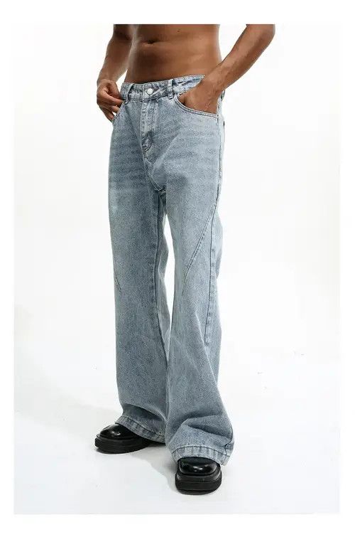 VIBE washed faded yuppie dance bootcut flared jeans Size US 30 / EU 46 - 3 Thumbnail
