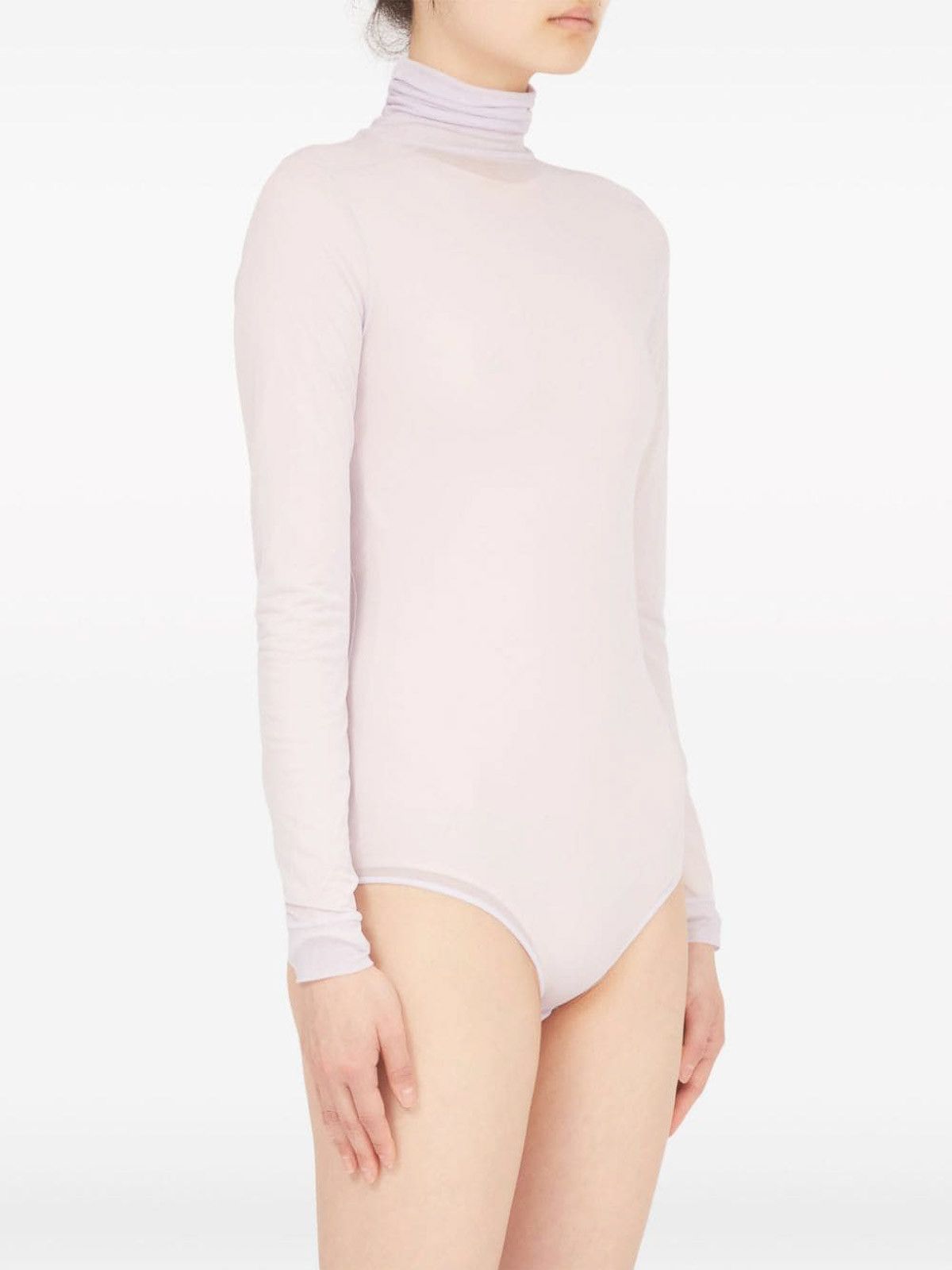 Maison Margiela o1w1db11225 Viscose Jersey Bodysuit in Violet Size L / US 10 / IT 46 - 5 Thumbnail