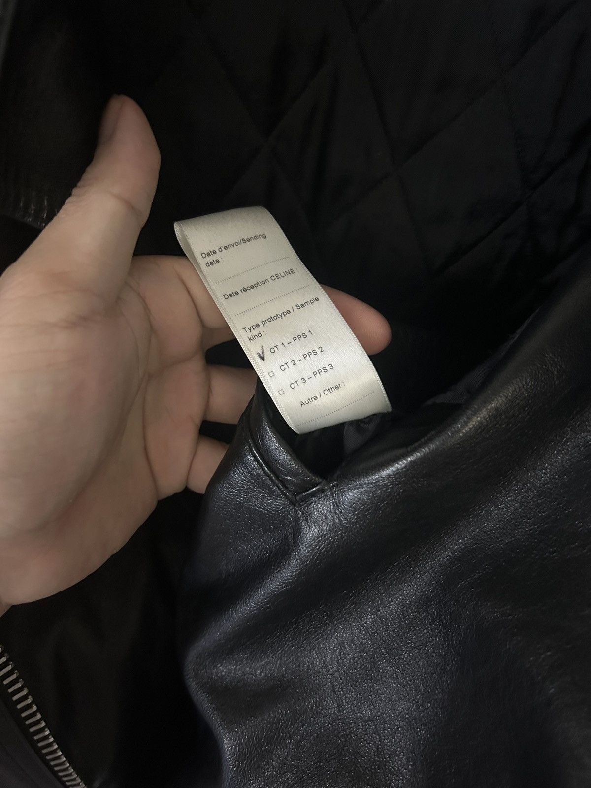 Celine Celine SAMPLE FW20 Cafe Racer Leather Jacket (sz 48) Size US M / EU 48-50 / 2 - 6 Thumbnail
