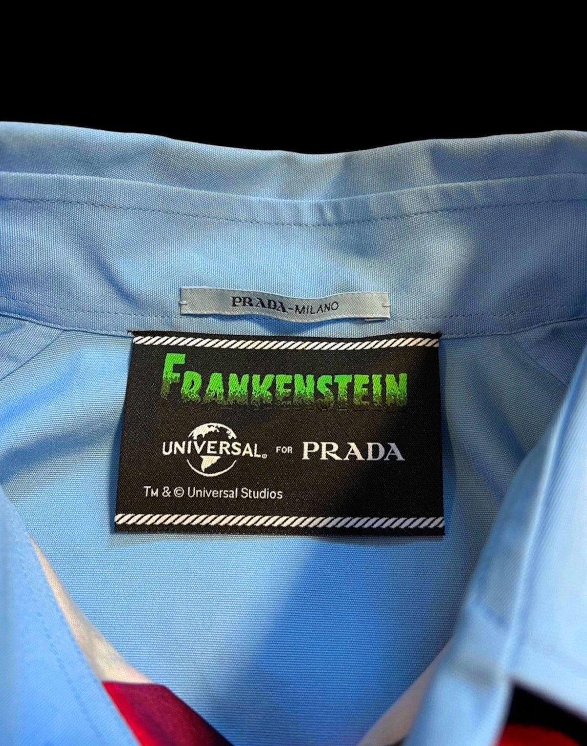 Prada × Universal Studios Runway FW19 Mohair Frankenstein Button Up Size US S / EU 44-46 / 1 - 5 Thumbnail