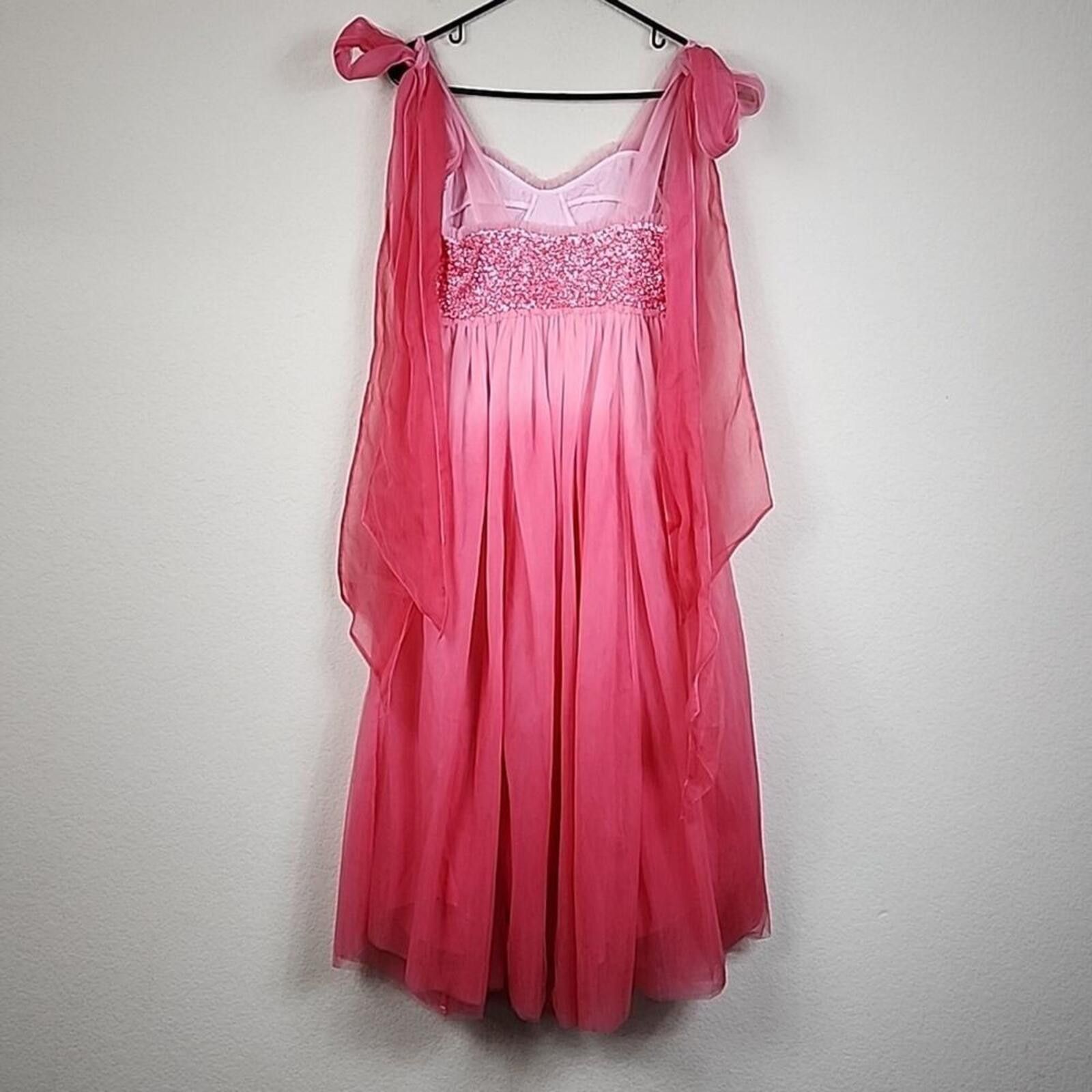 Other $595 LoveShackFancy Pink Ombre Size 0 Dress Size XS / US 0-2 / IT 36-38 - 2 Thumbnail