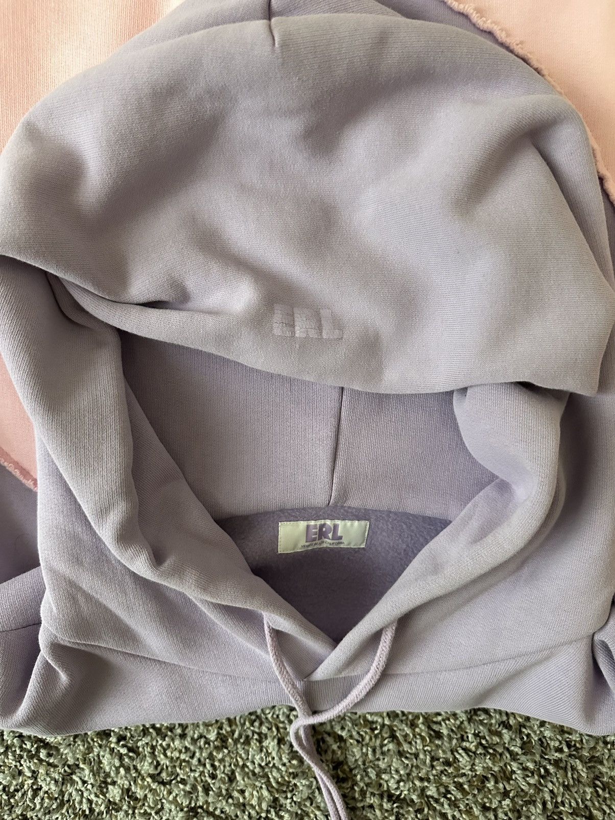 ERL ERL Colorblock Hoodie Purple Pink Swirl Oversized Size L Size US L / EU 52-54 / 3 - 7 Thumbnail