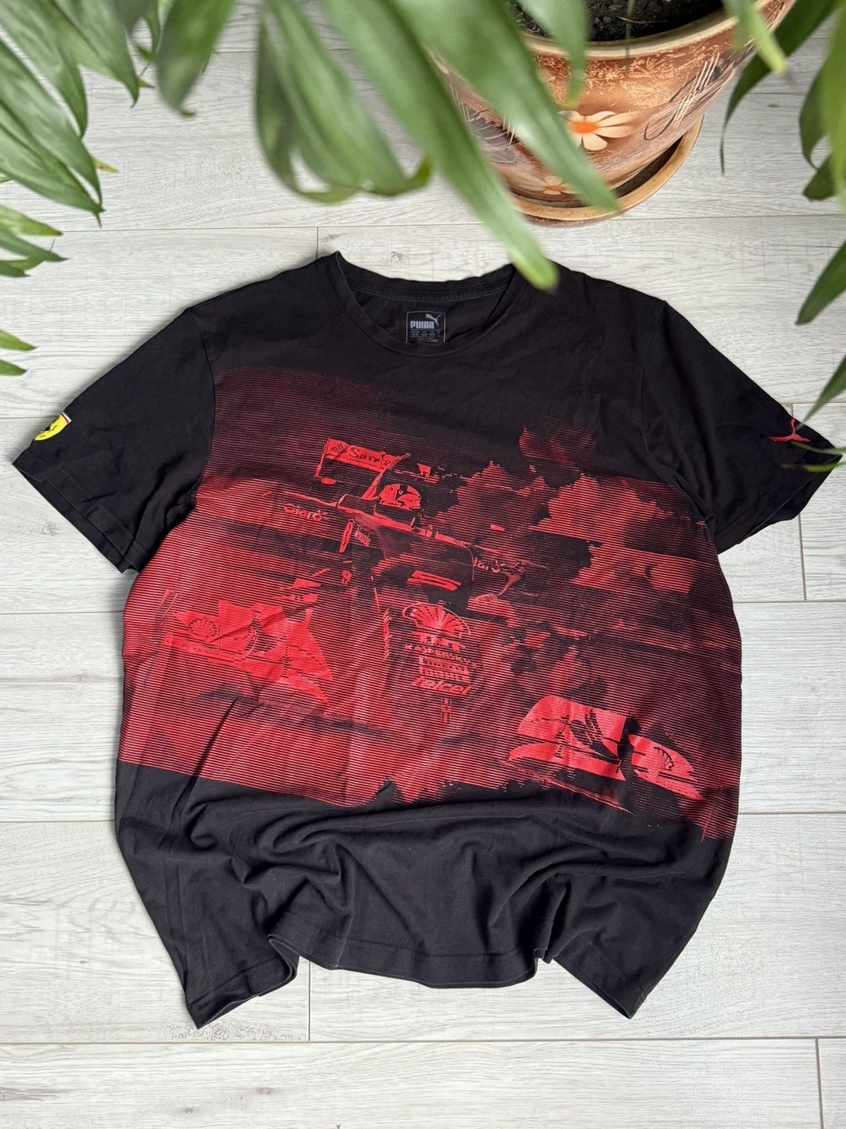 Ferrari × Puma Puma Ferarry Racing T-shirt rare logo Size US XL / EU 56 / 4 - 1 Thumbnail