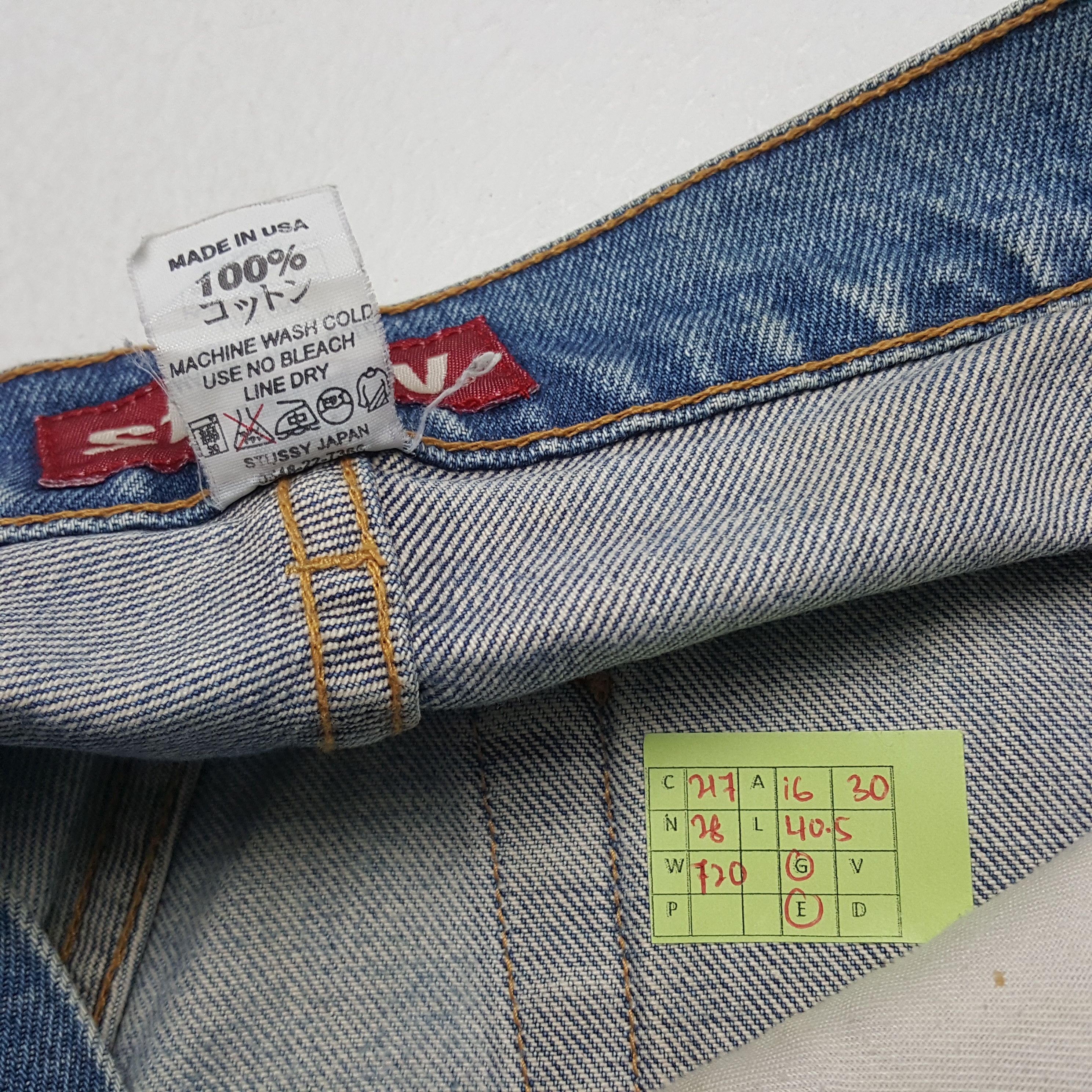 Stussy × Vintage Vintage Stussy Streetwear Style Denim Jeans Size US 32 / EU 48 - 8 Thumbnail
