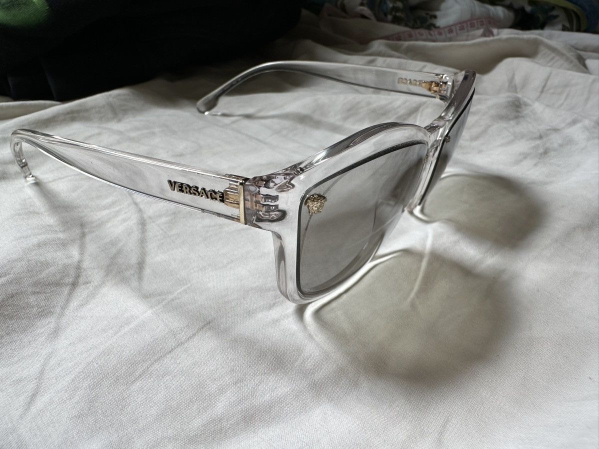 Versace Versace clear frame sunglasses Size ONE SIZE - 2 Thumbnail