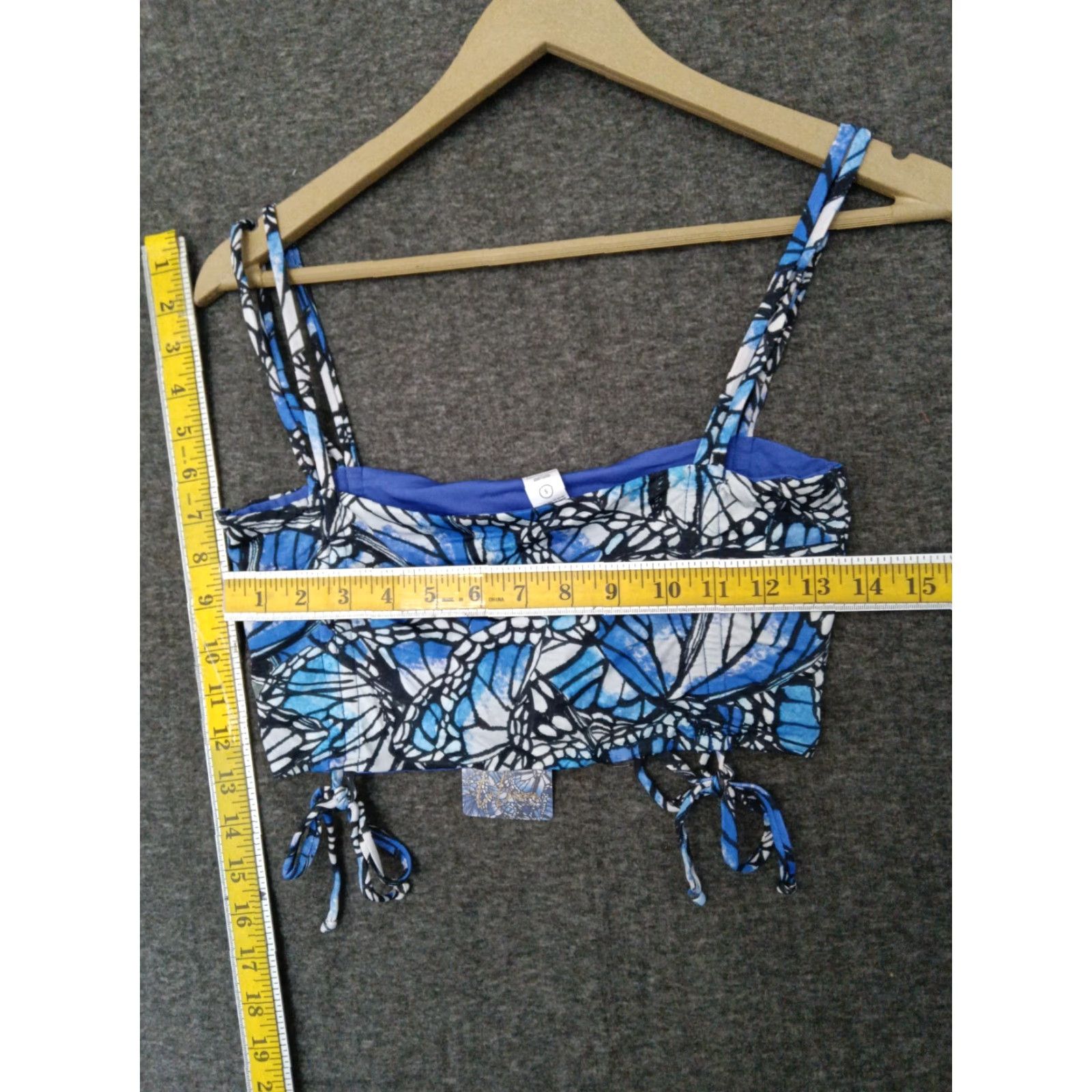 Other Toluca Swim Top Bikini Spaghetti Strap Adonis S Size S / US 4 / IT 40 - 4 Thumbnail