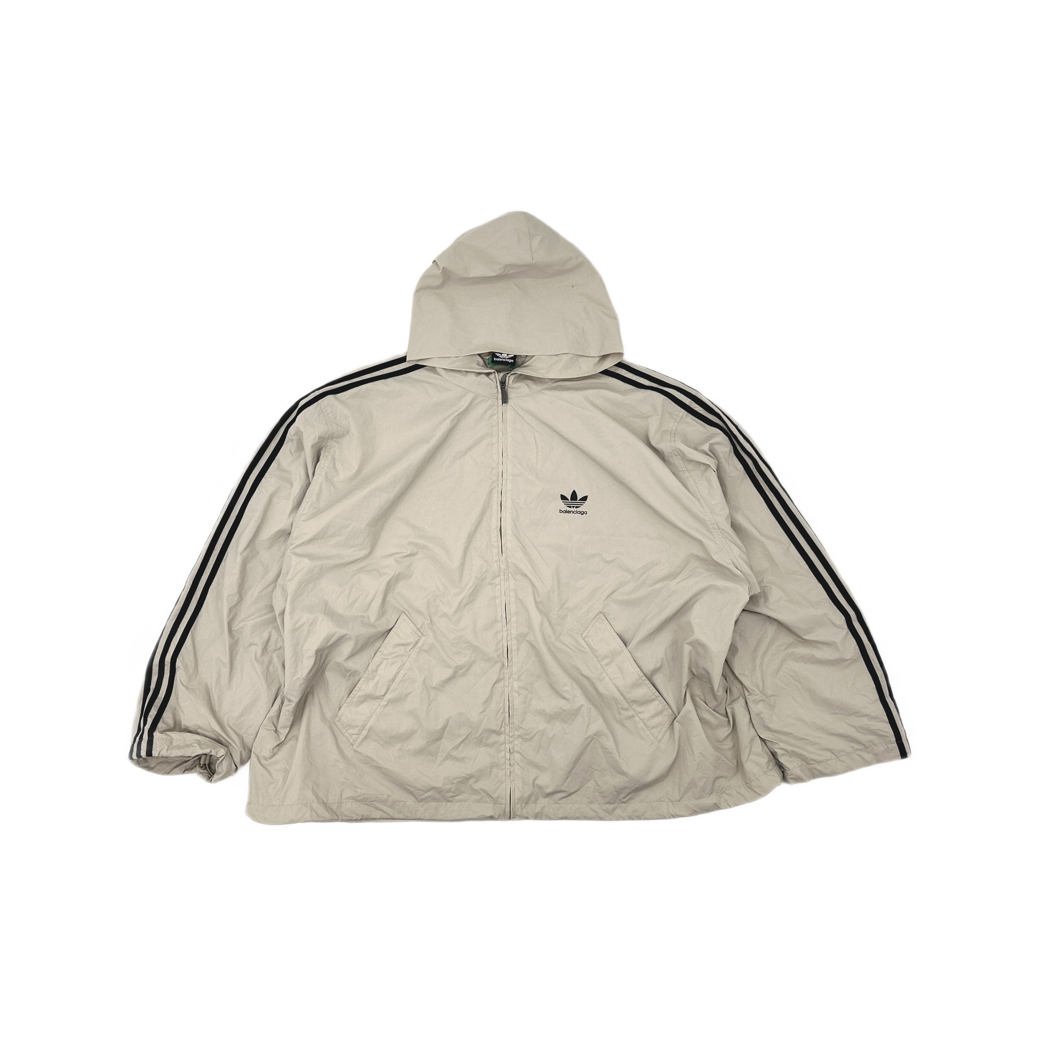 Balenciaga Balenciaga x Adidas Seashell Beige Windbreaker Size M Size US M / EU 48-50 / 2 - 1 Thumbnail