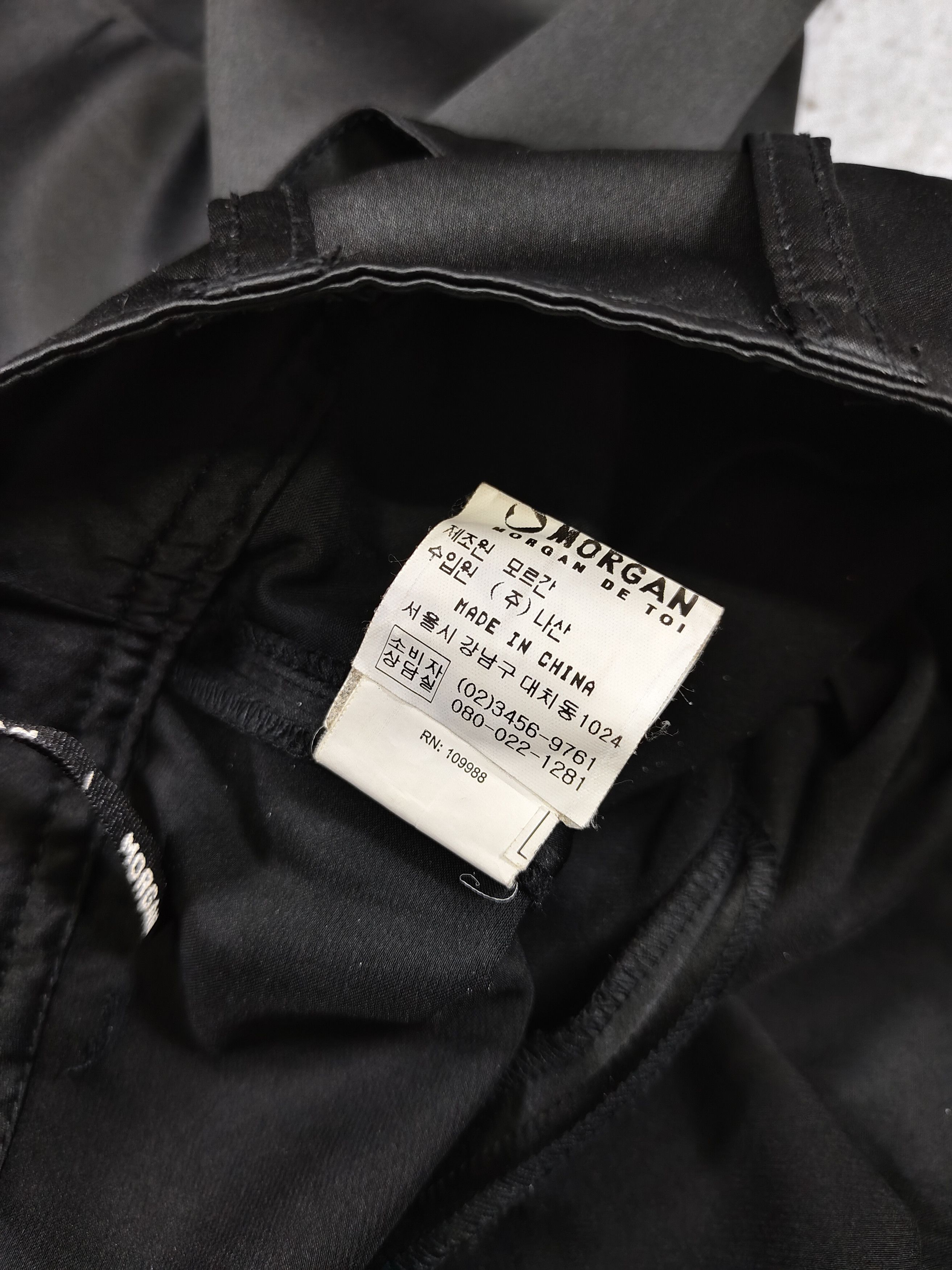 Morgan De Toi 2000s Morgan- Y2K Urban Utilitarian Flare Cargo Pants Size 31" - 9 Thumbnail