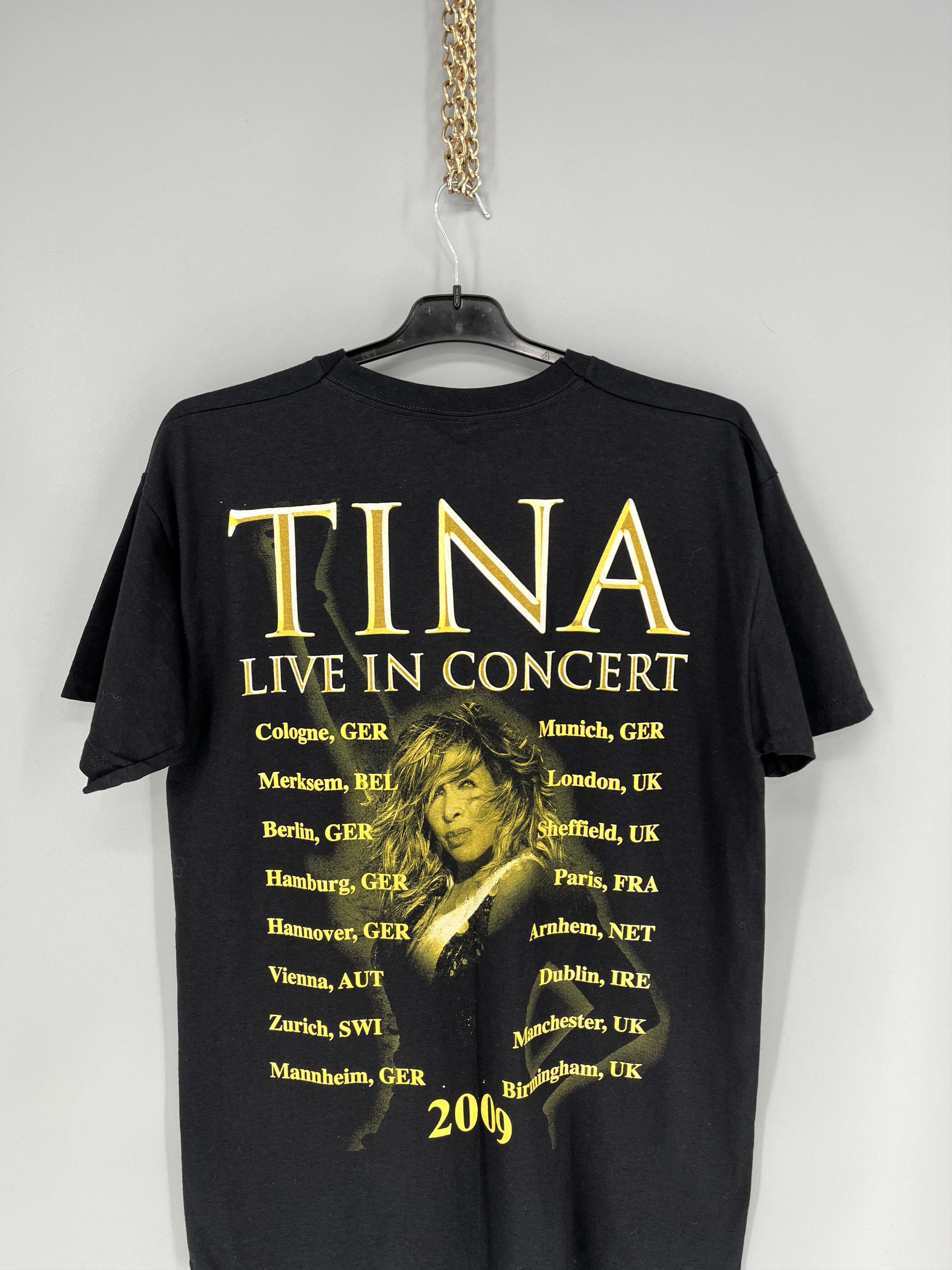 Band Tees Vintage Y2K 2009 Tina Turner Live In Concert T-shirt Size US M / EU 48-50 / 2 - 9 Thumbnail