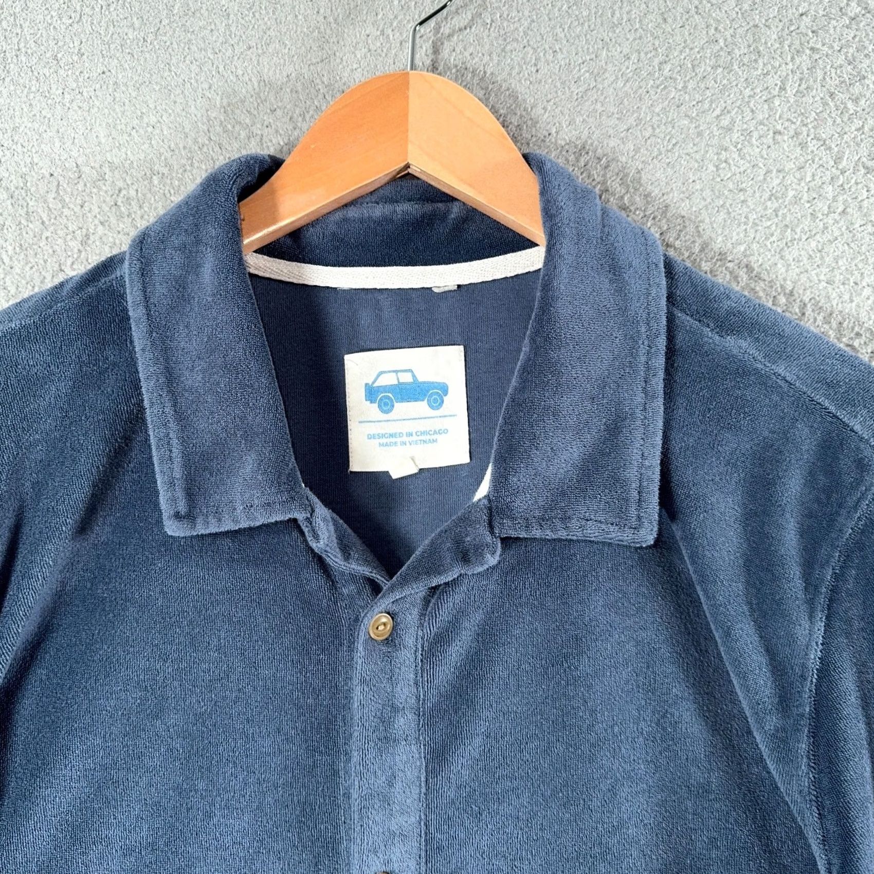 Vintage Mugsy Jeans Button-Up Shirt Mens Large Short Sleeve Beach Lounge Cabana Size US L / EU 52-54 / 3 - 2 Thumbnail