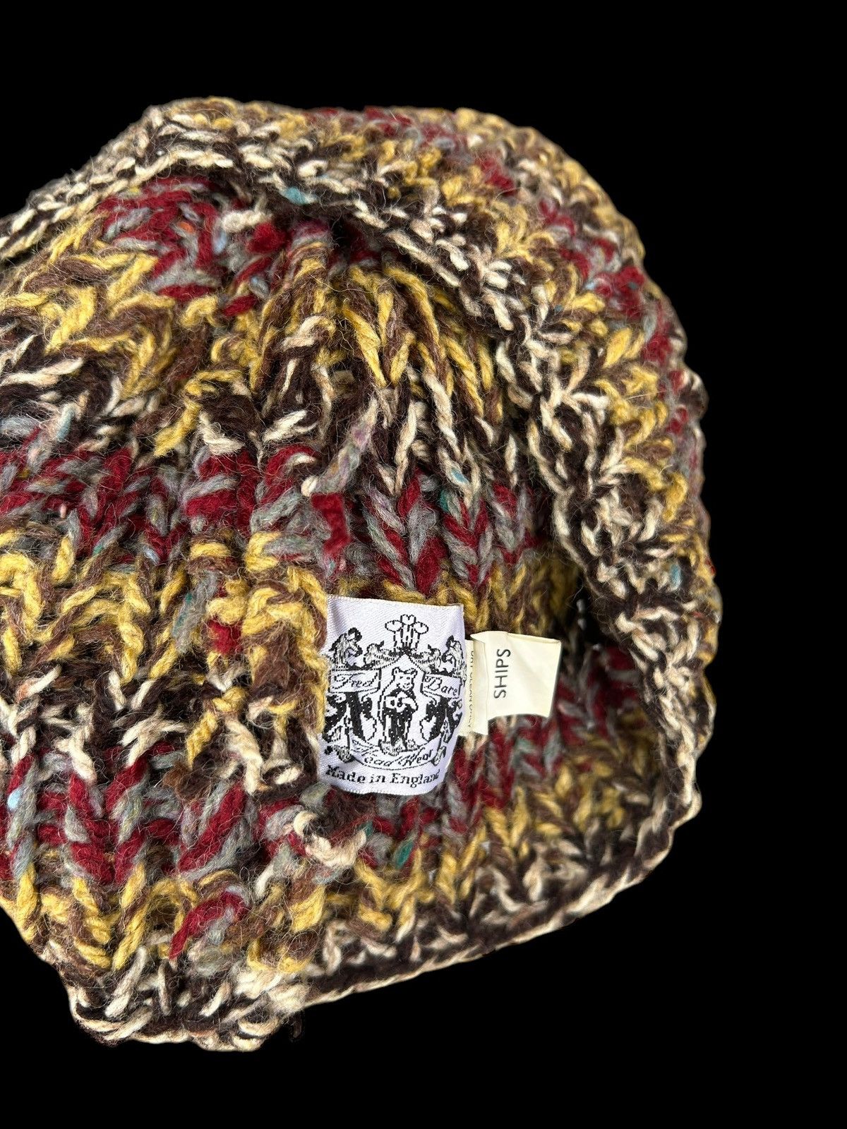 Japanese Brand × Kapital × Vintage SHIPS Crochet Knitt Big Beanie Hats Rare ☠️☠️ Size ONE SIZE - 5 Thumbnail