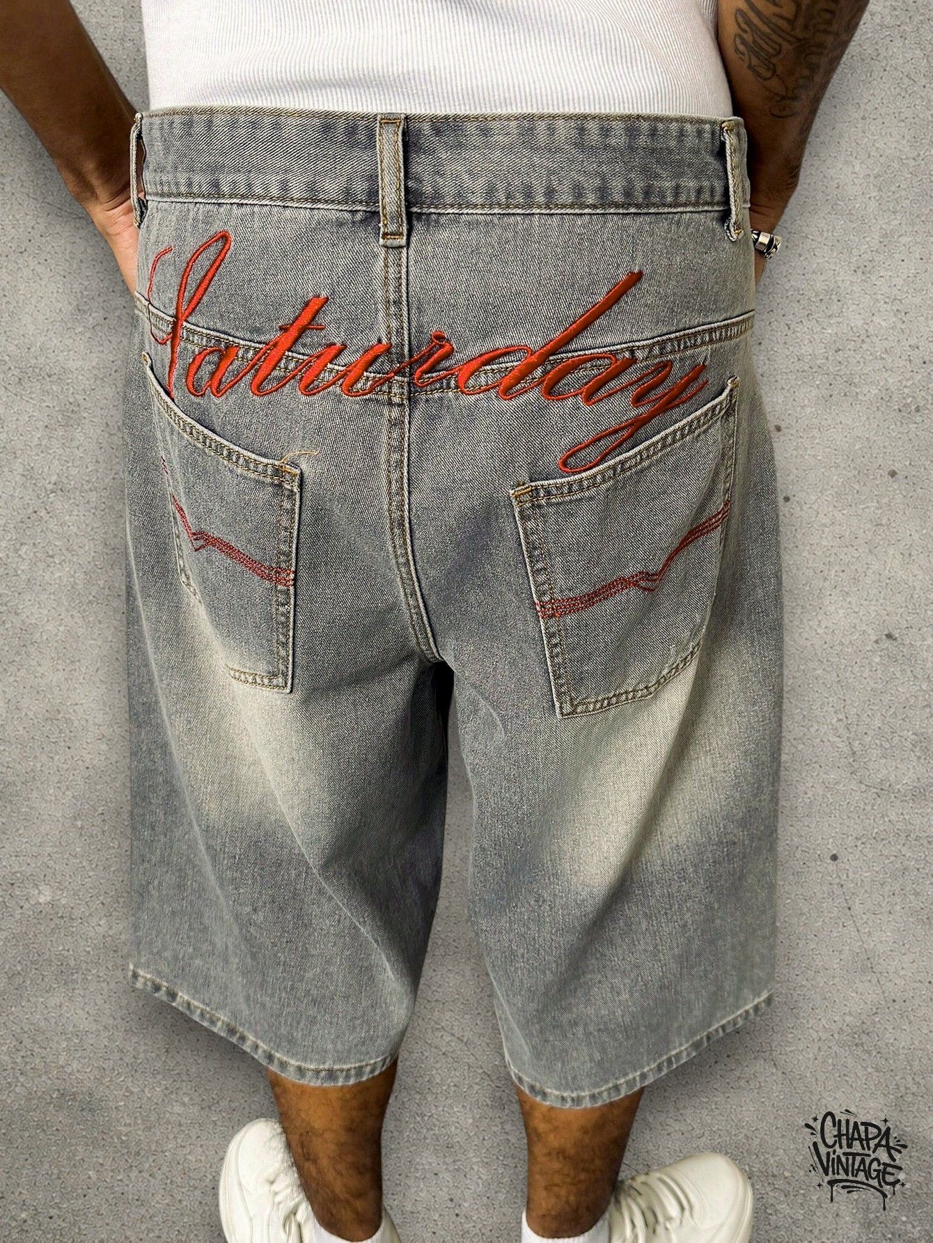 Vintage Straight Leg shorts Size US 32 / EU 48 - 4 Thumbnail