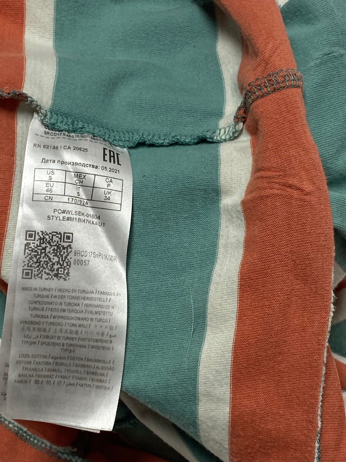 Guess Vintage GUESS Striped T Shirt Size US S / EU 44-46 / 1 - 4 Thumbnail