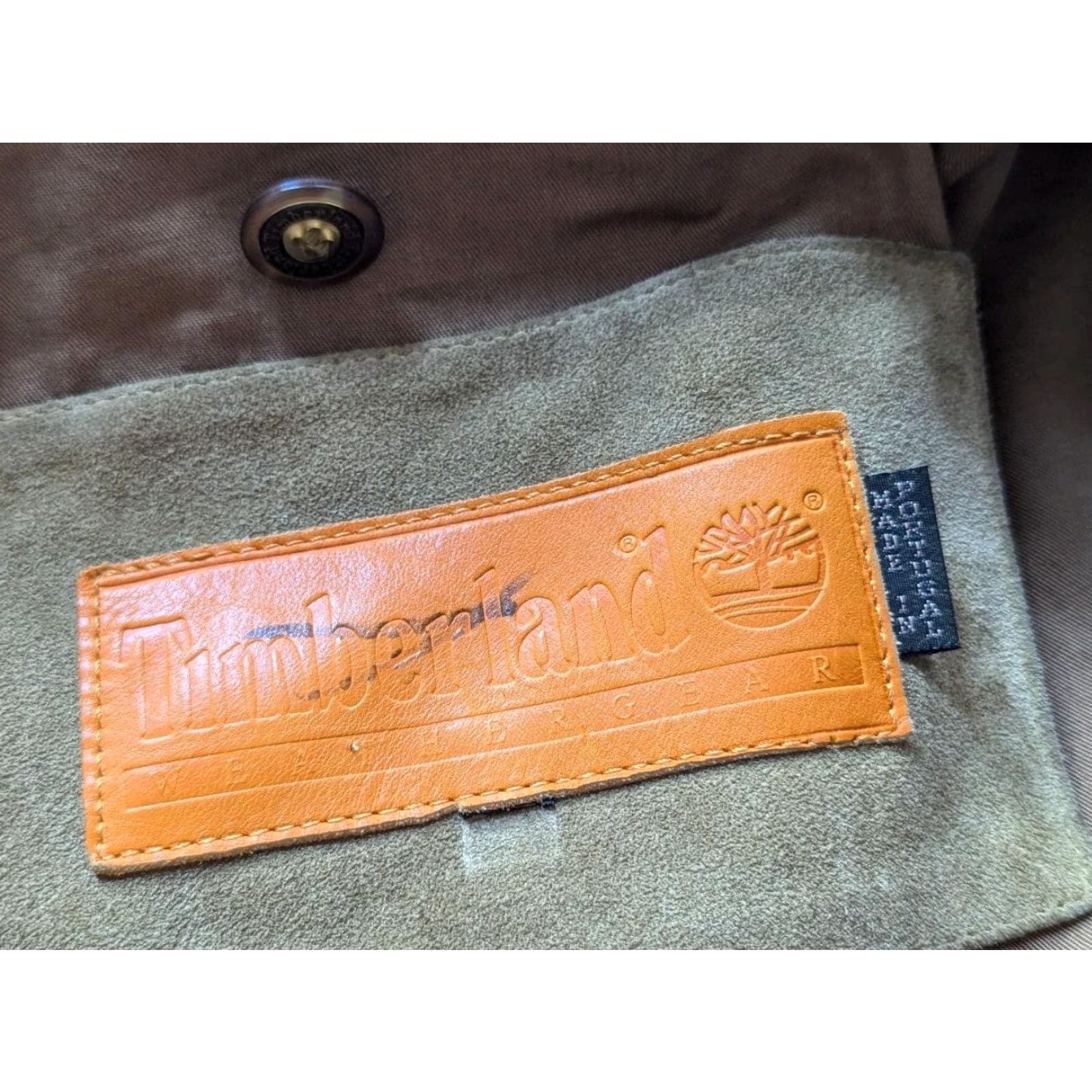 Timberland VINTAGE Timberland coat Leather Sportsman Brown Mens L 44 Split Suede Cowhide Parka Size US L / EU 52-54 / 3 - 6 Thumbnail